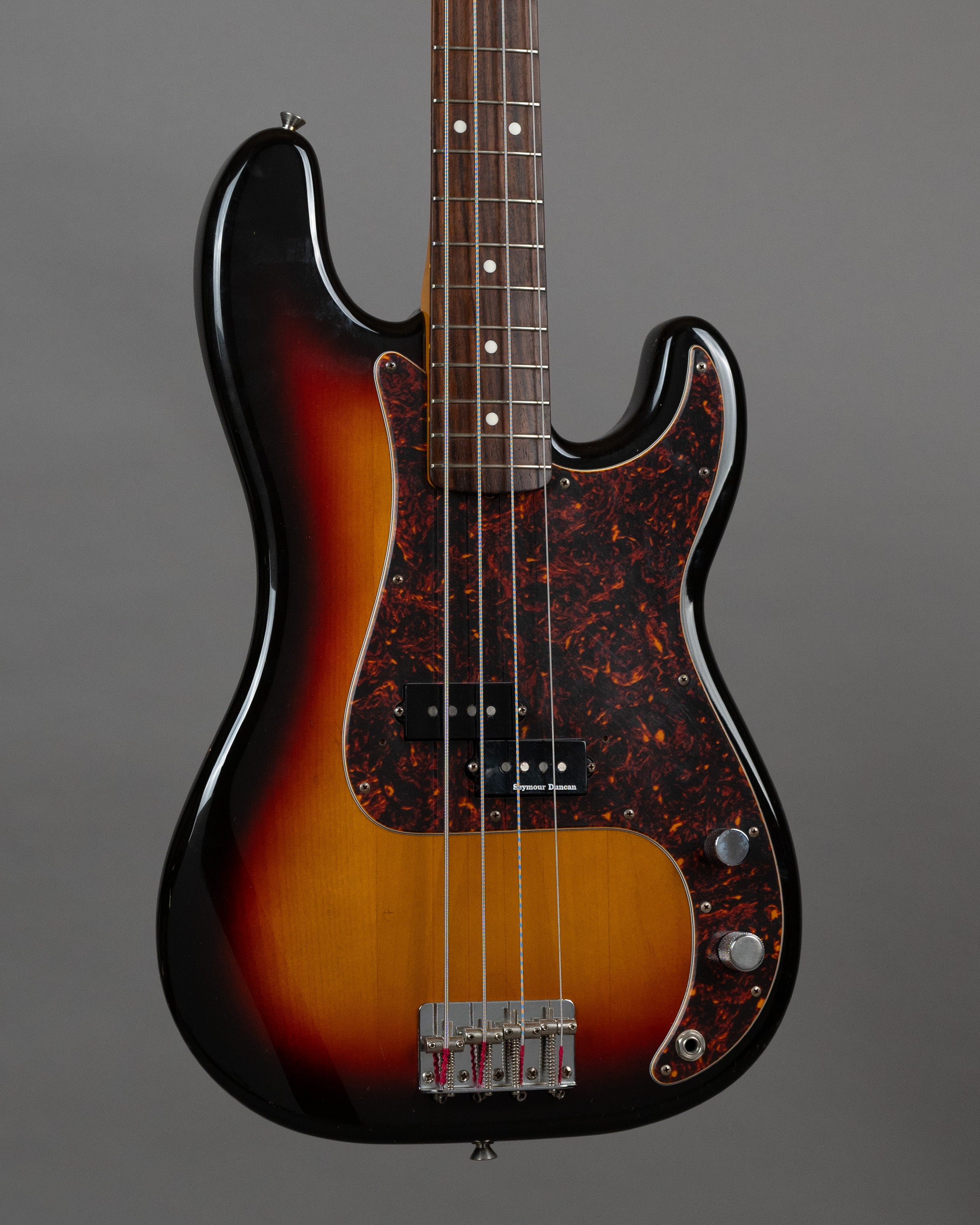 2002 Fender PB62-53 Precision Bass (Japan, Sunburst, Seymour Duncan Pickups)