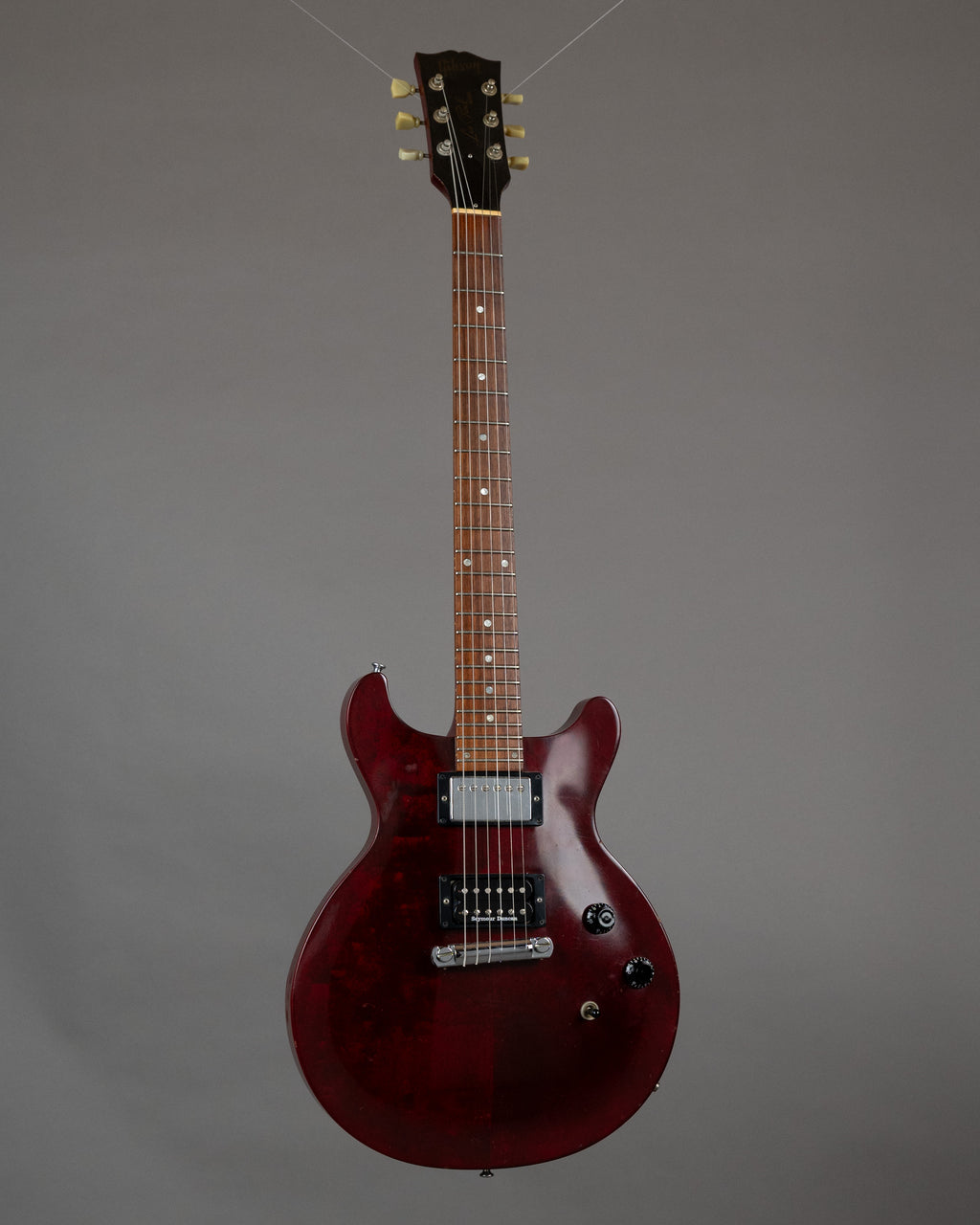 1997 Gibson Les Paul Studio DC (USA, Wine Red, OHSC)