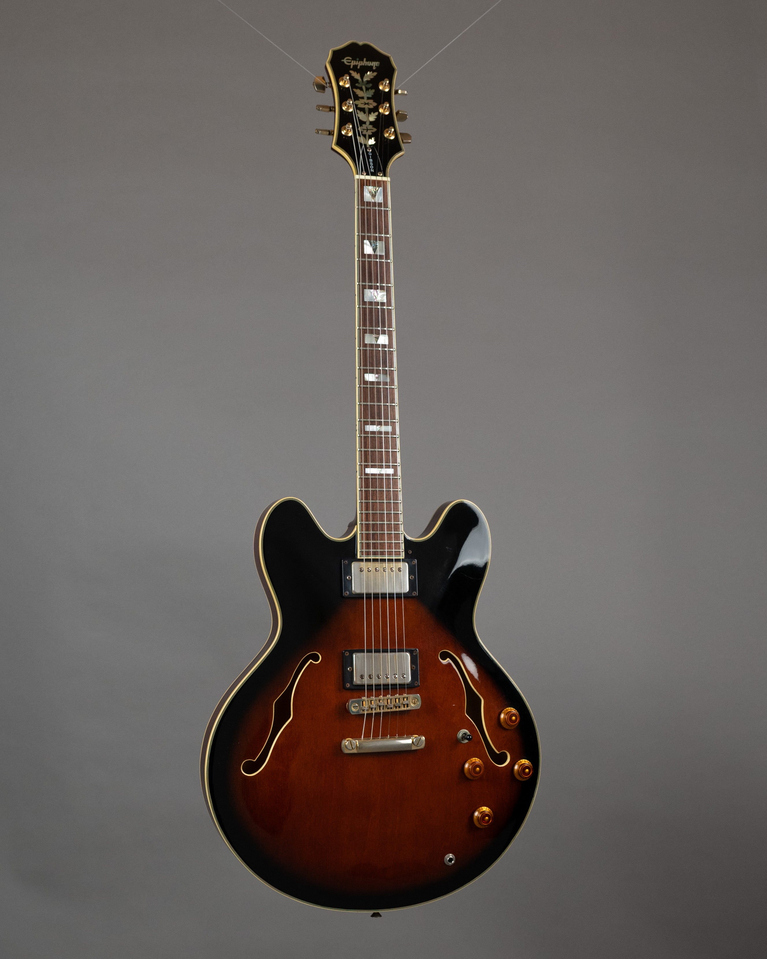 c1996 Epiphone Sheraton (Korea, Vintage Sunburst)