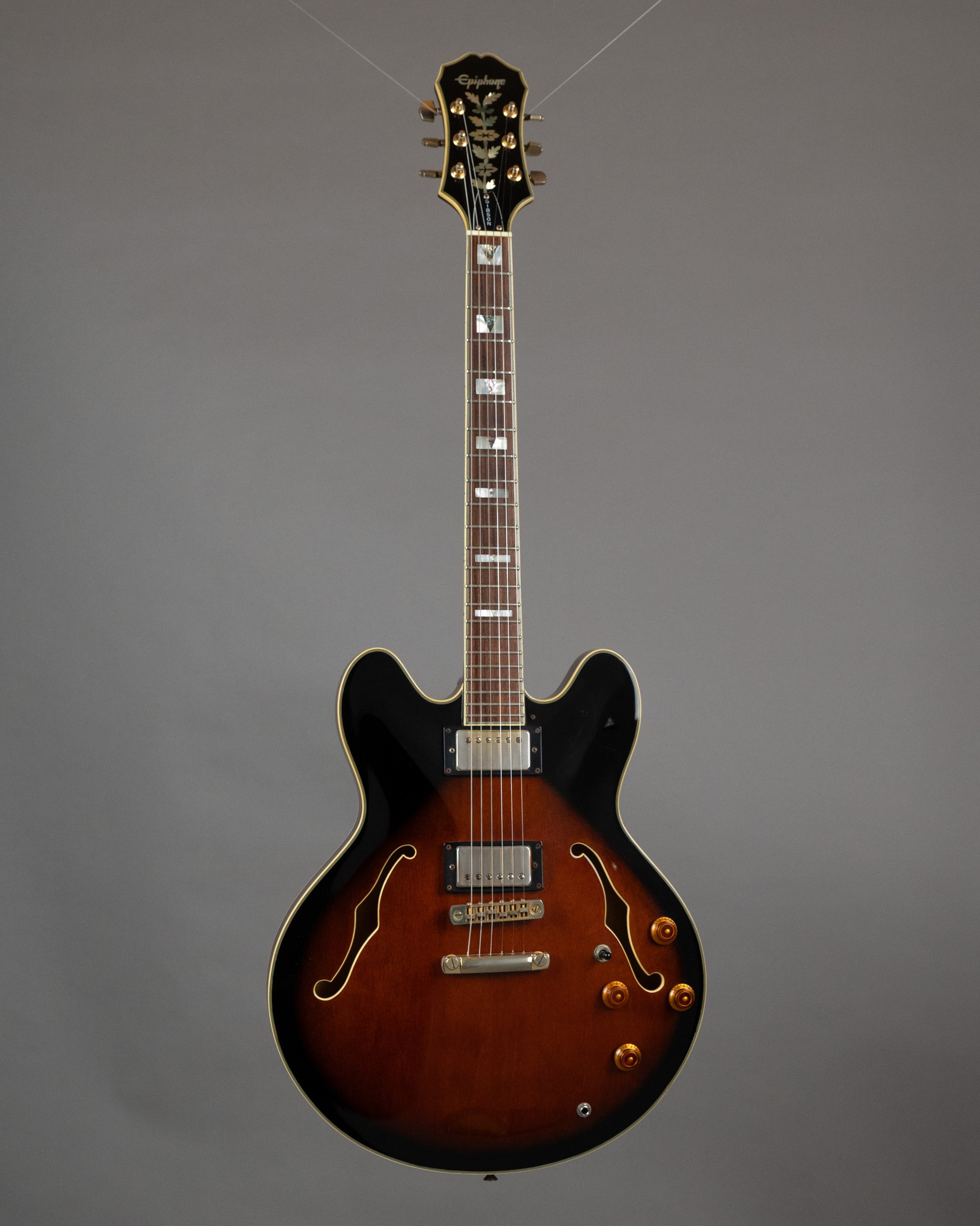 c1996 Epiphone Sheraton (Korea, Vintage Sunburst)