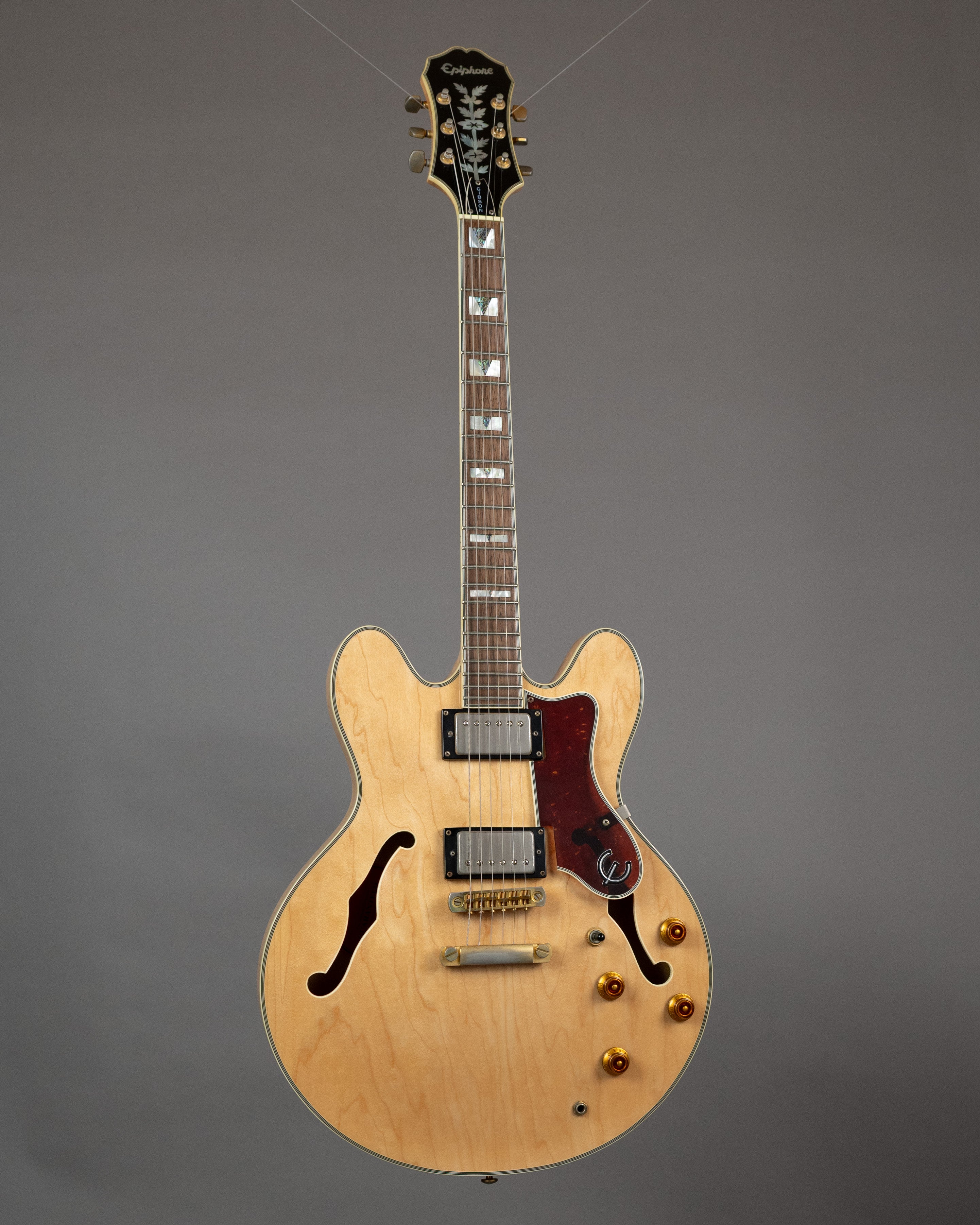 2001 Epiphone Sheraton (Korea, Natural, OHSC)