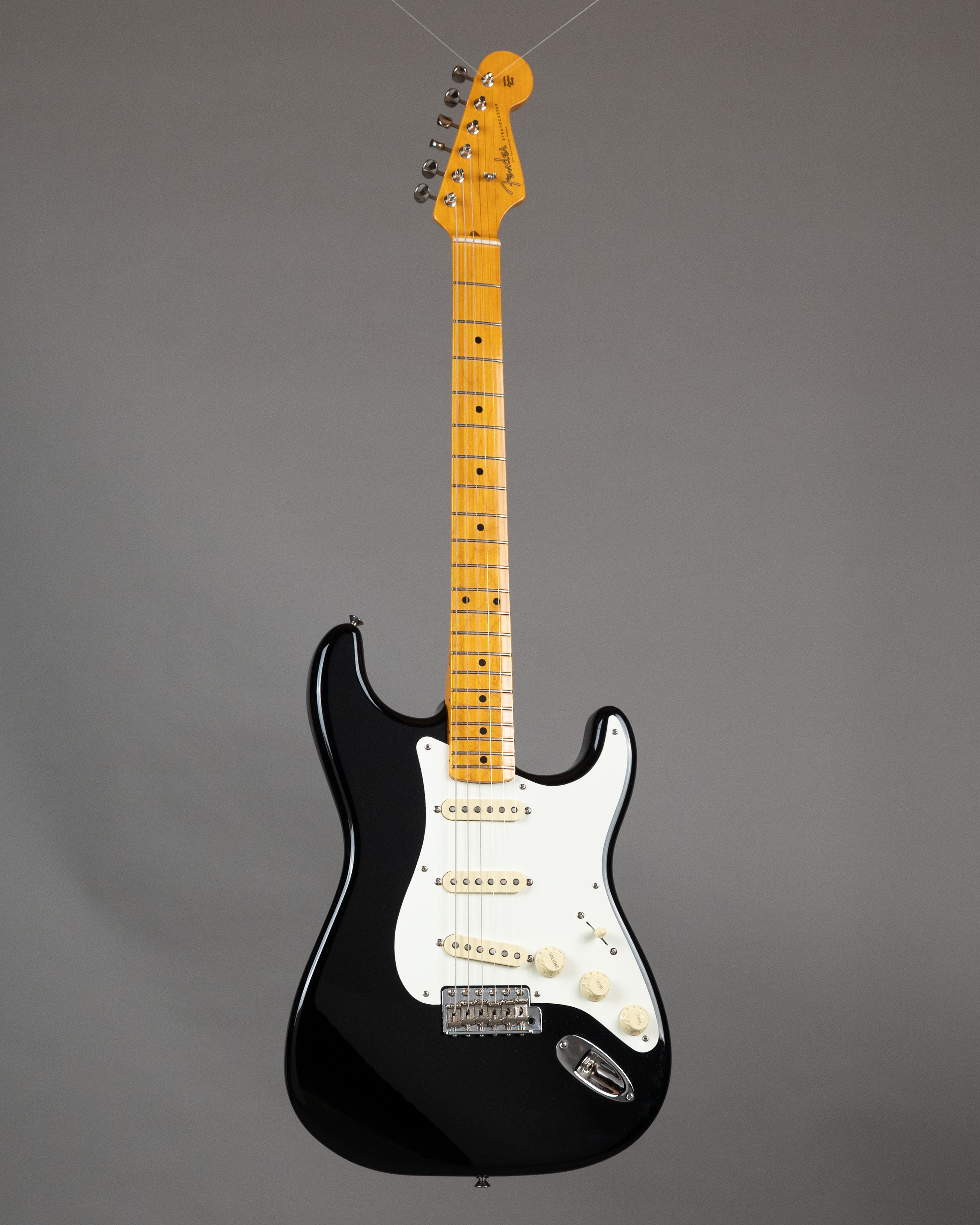 2024 Fender American Vintage II 1957 Stratocaster (USA, Black, OHSC)
