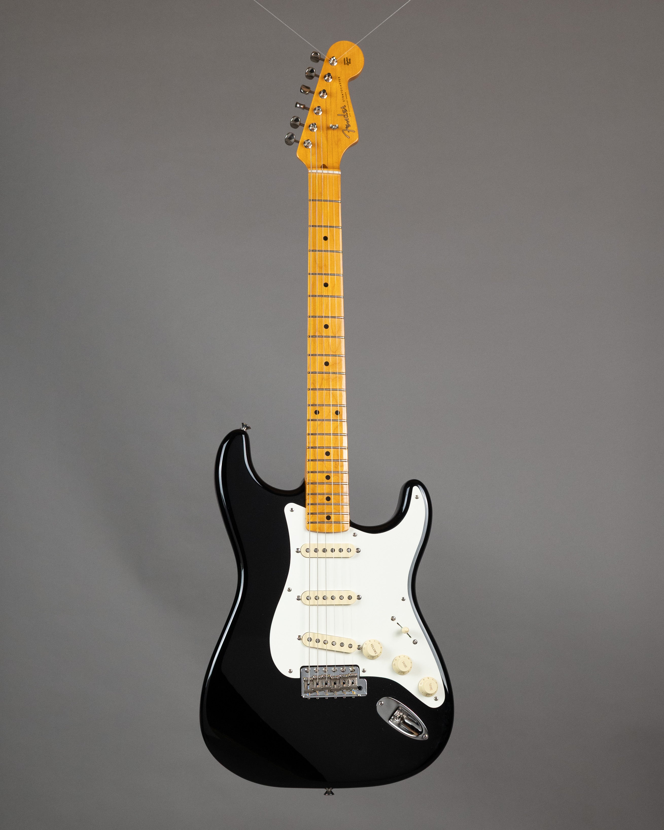 2024 Fender American Vintage II 1957 Stratocaster (USA, Black, OHSC)