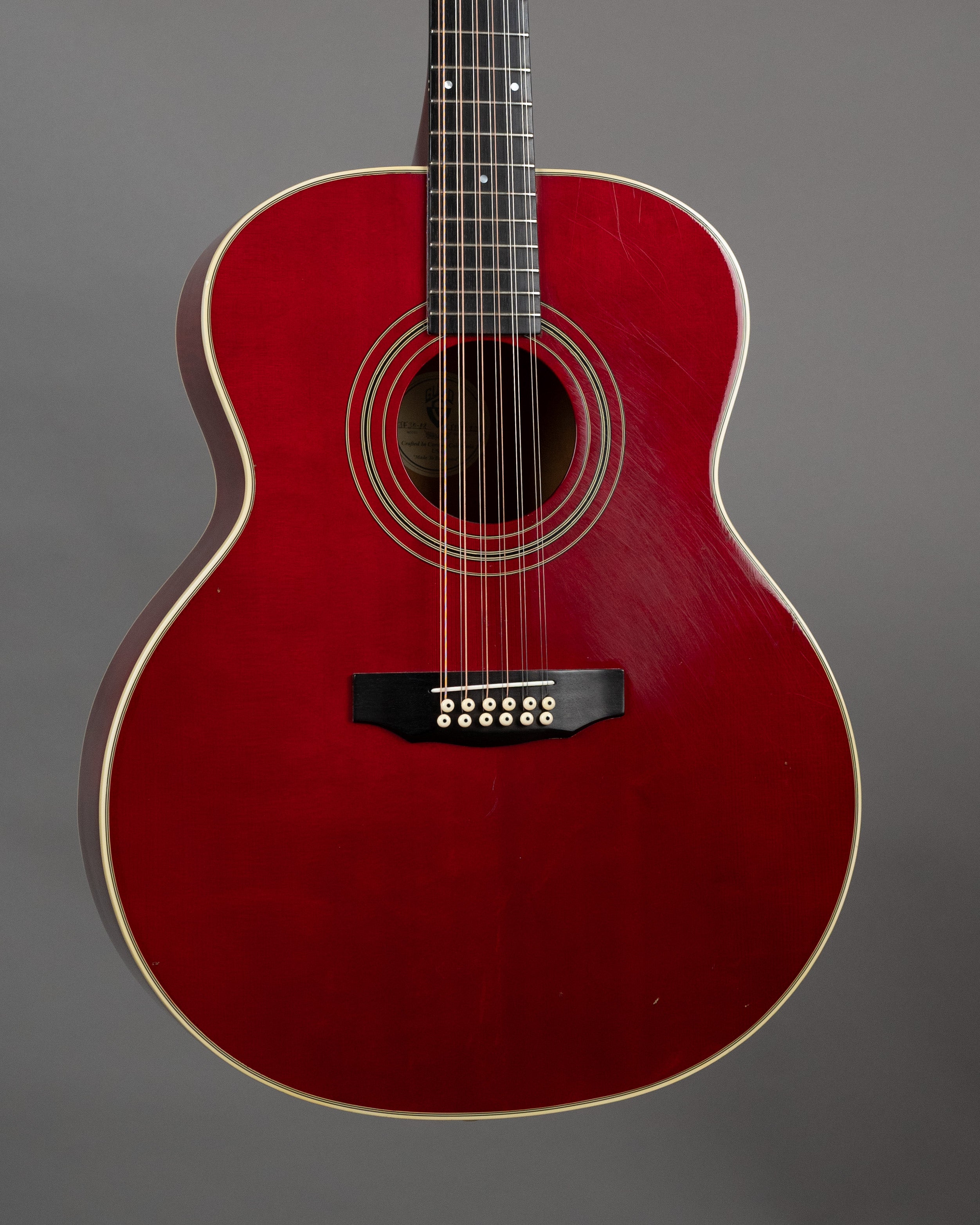 c2000 Guild JF30-12 (USA, Red, OHSC)