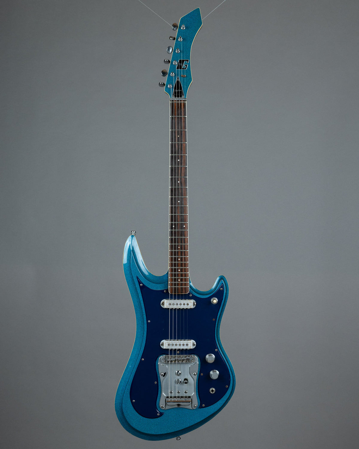 c1969 Guyatone LG-350T Sharp 5 (Japan, Blue Metallic)