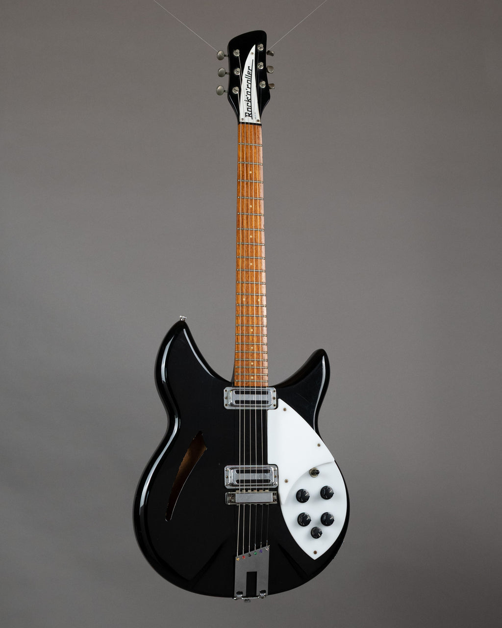 c1983 Aria  'Rock 'n' Roller' Rickenbacker style (Japan, Jetglo)