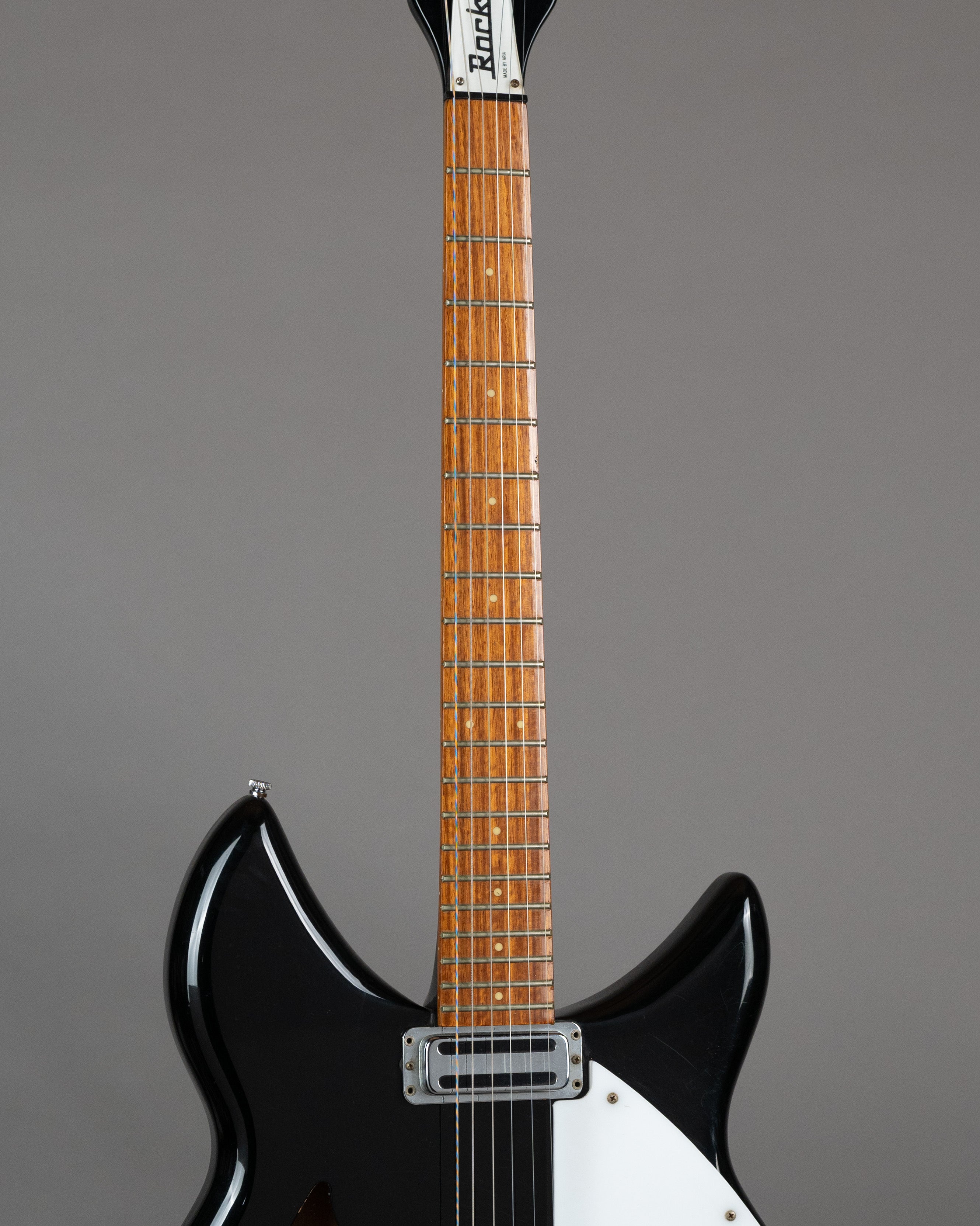 c1983 Aria  'Rock 'n' Roller' Rickenbacker style (Japan, Jetglo)