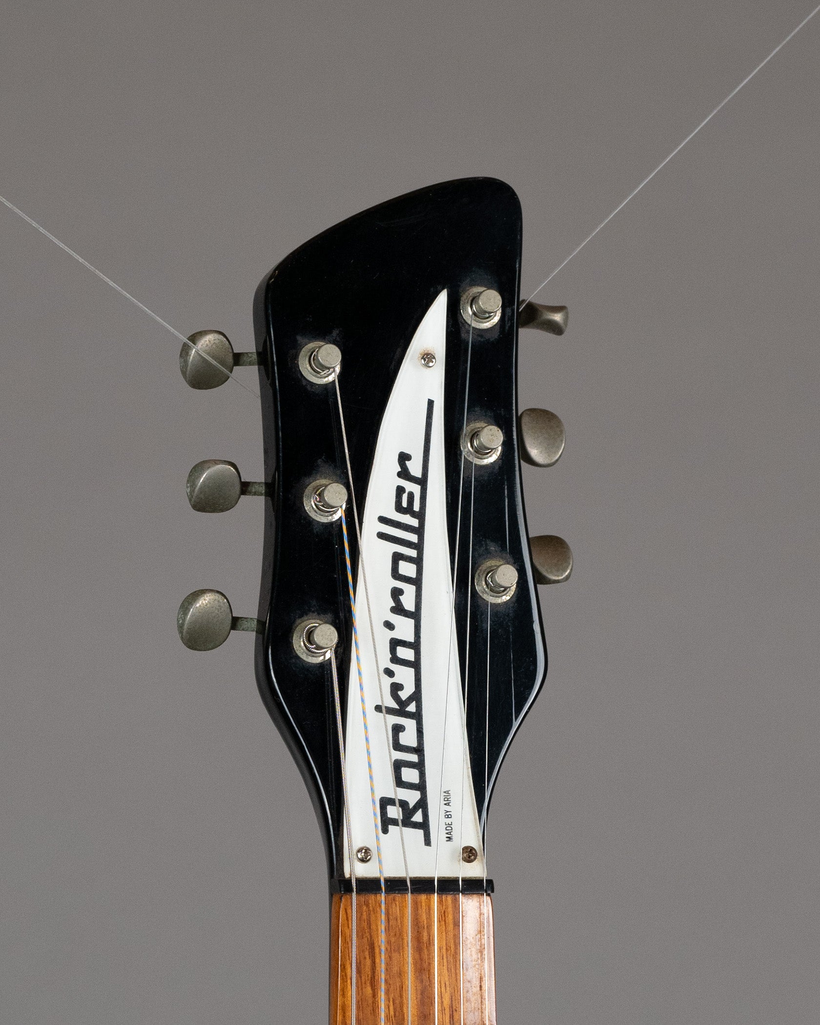 c1983 Aria  'Rock 'n' Roller' Rickenbacker style (Japan, Jetglo)