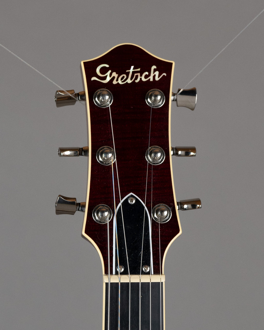 2020 Gretsch G6228FM Players Series Jet (Japan, Dark Cherry Stain, OHSC)