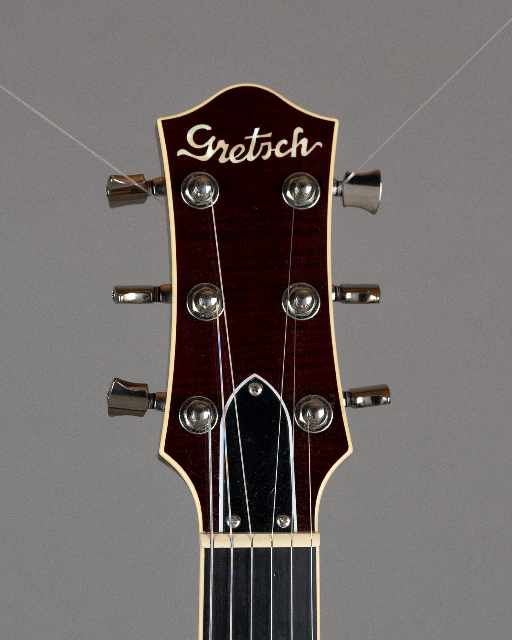 2020 Gretsch G6228FM Players Series Jet (Japan, Dark Cherry Stain, OHSC)