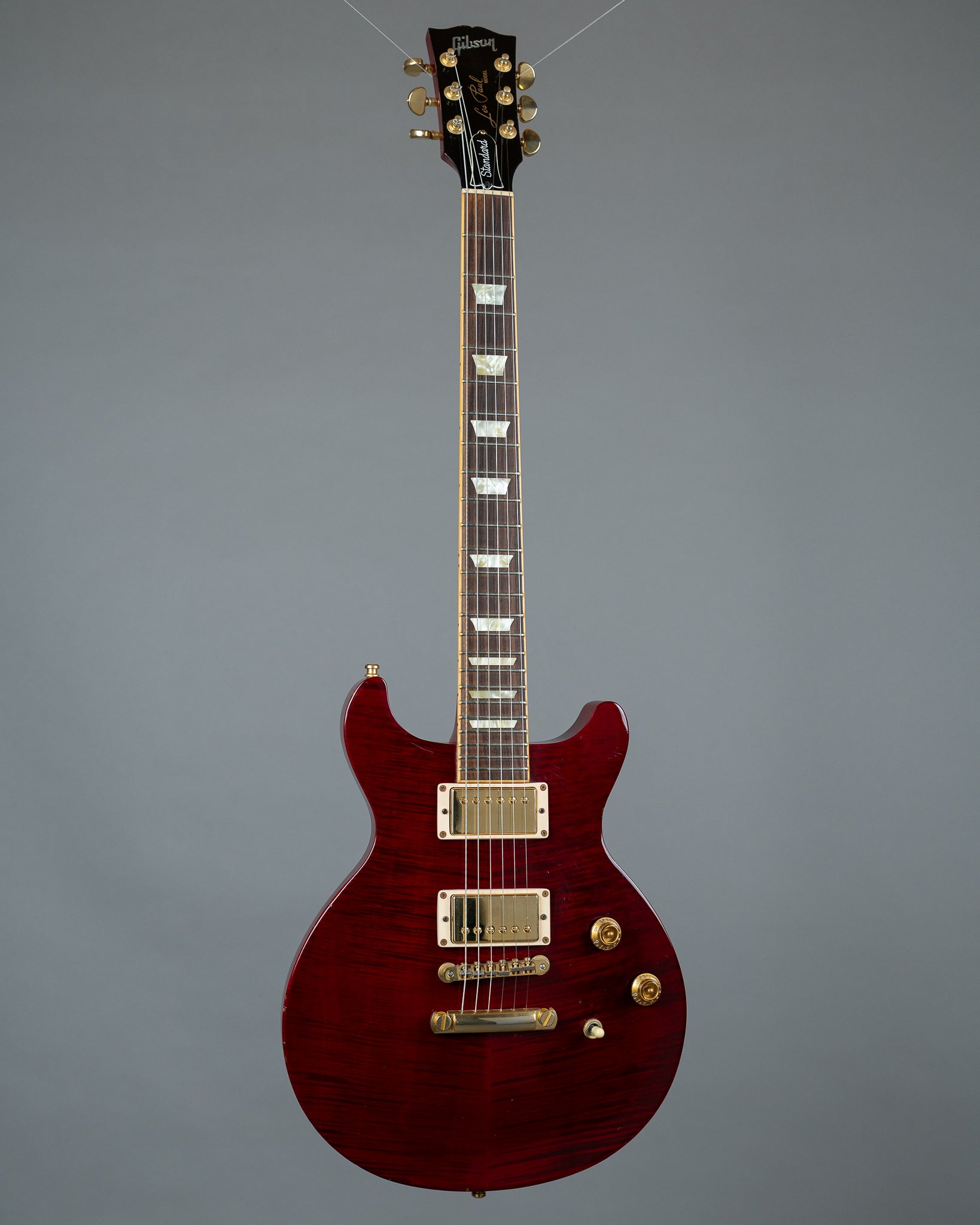 Gibson Les Paul standard DC(NT) 2006年製 2006 Gibson Les Paul Standard Double Cut DC Plus Top (USA, Trans Red,