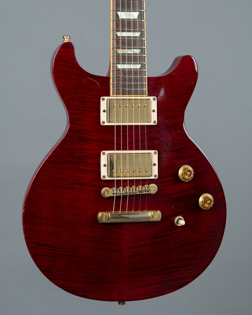 2006 Gibson Les Paul Standard Double Cut DC Plus Top (USA, Trans Red, OHSC)