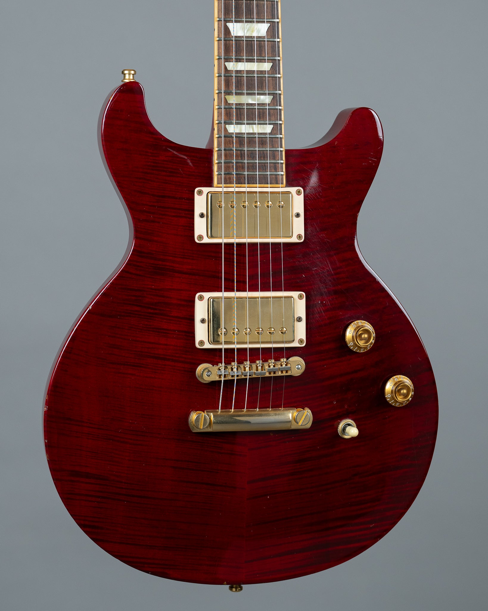 2006 Gibson Les Paul Standard Double Cut DC Plus Top (USA, Trans Red, OHSC)