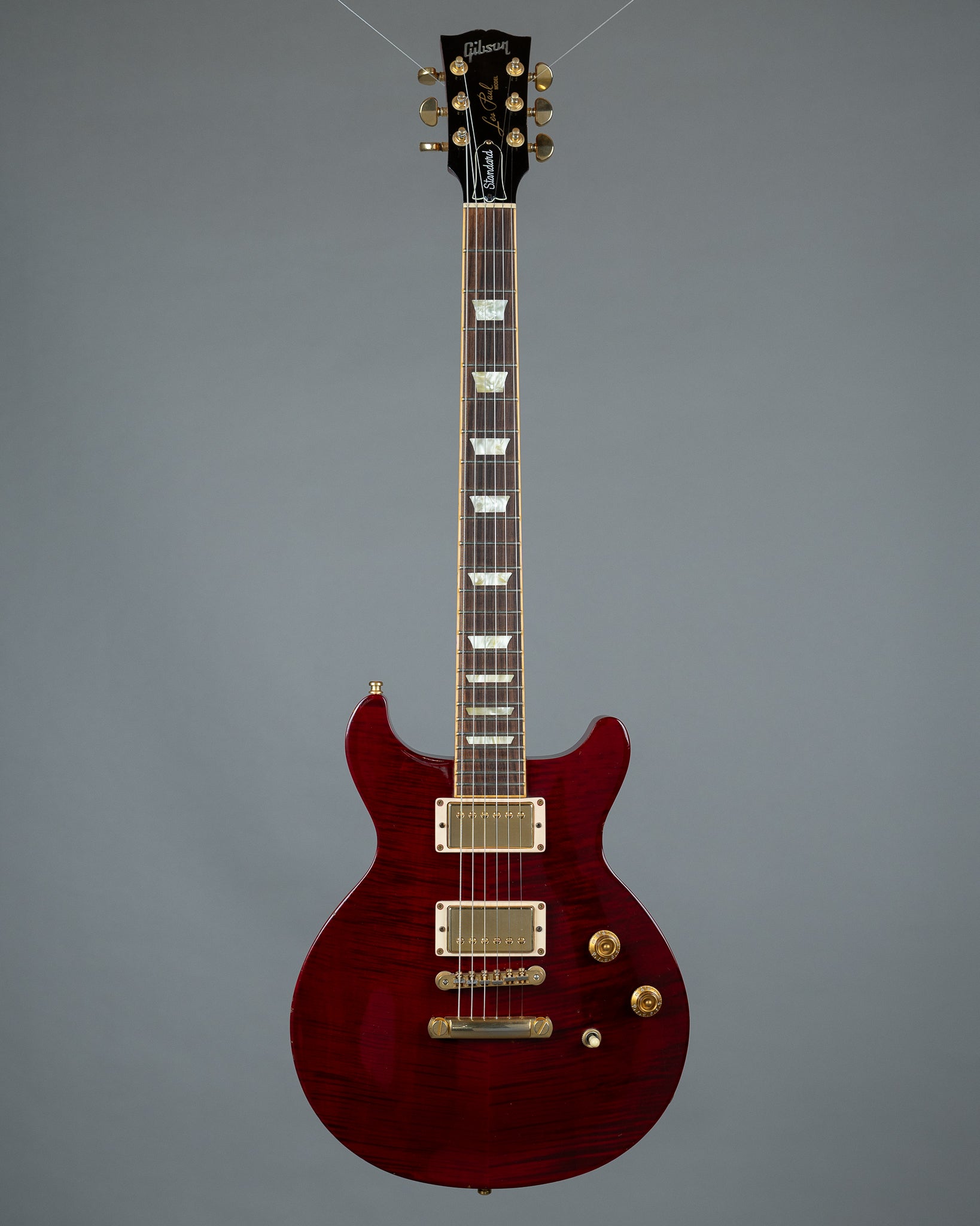 2006 Gibson Les Paul Standard Double Cut DC Plus Top (USA, Trans Red,