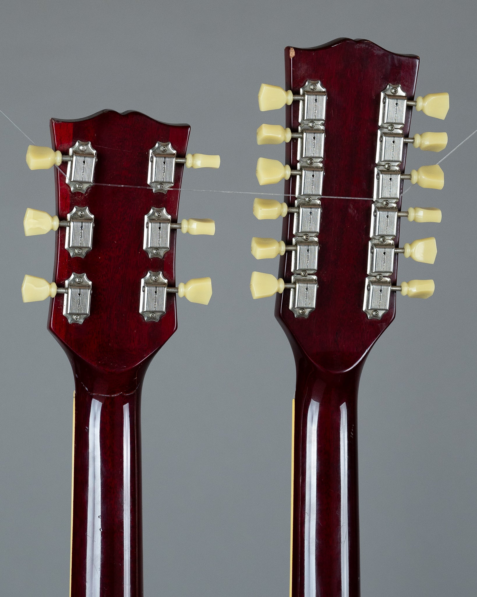 c1985 Burny SG-140JP 'EDS-1275' SG Double Neck (Japan, Cherry, OHSC)