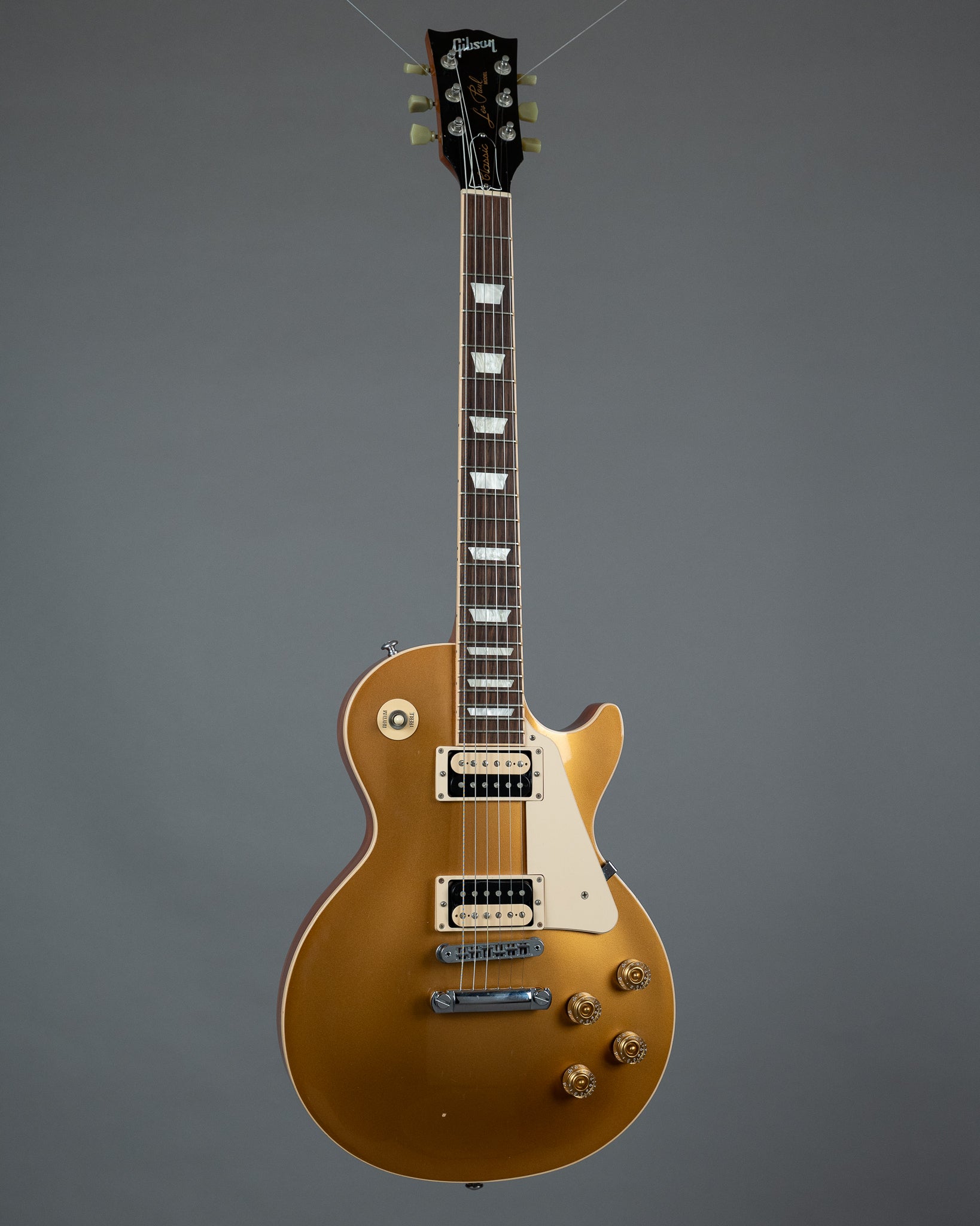 2016 Gibson Les Paul Classic (USA, Goldtop, OHSC)