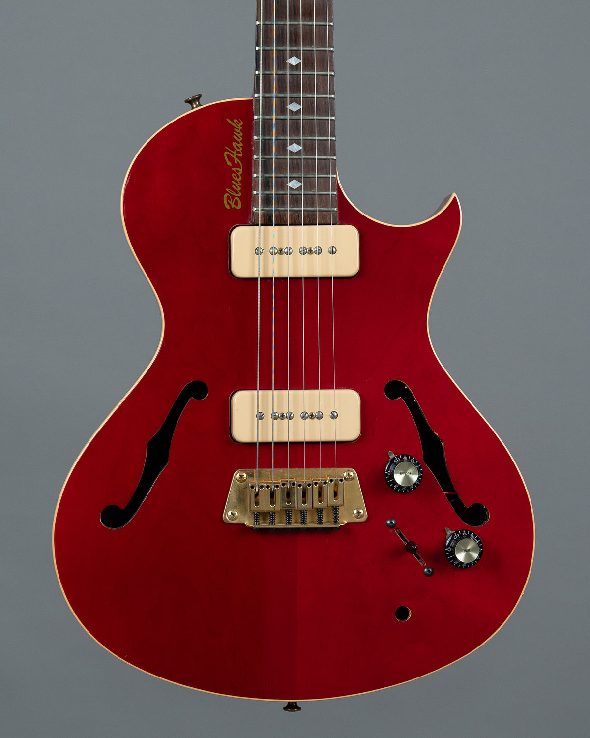 1997 Gibson Blueshawk P90 MOD (USA, Cherry)