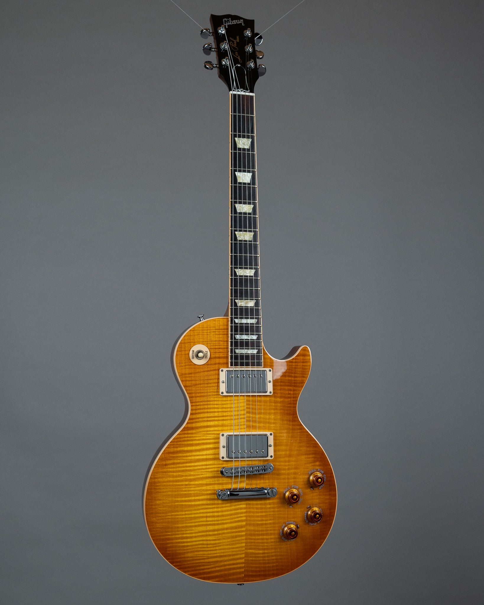 2012 Gibson Les Paul Standard Plus Top (USA, Translucent Amber, OHSC)