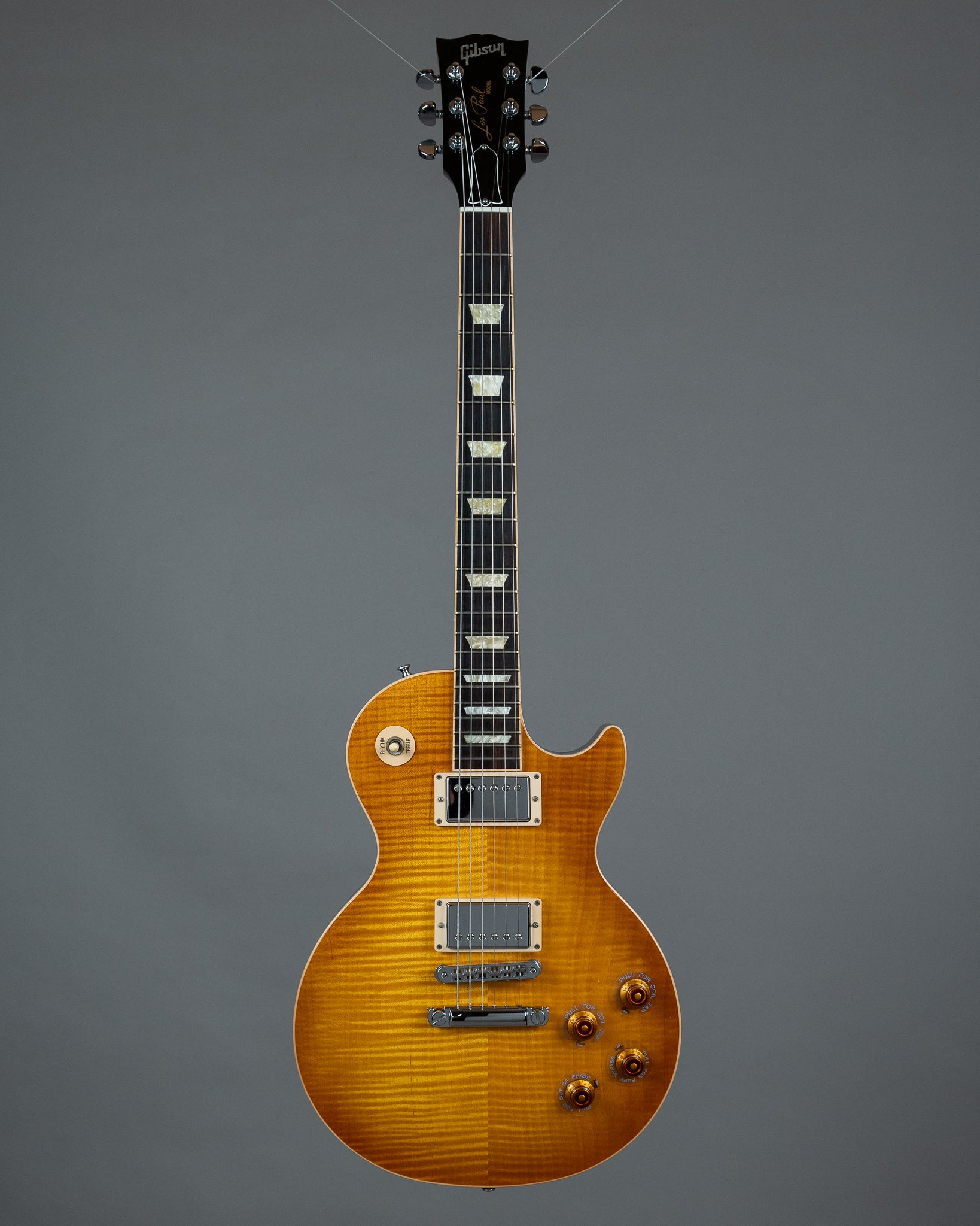2012 Gibson Les Paul Standard Plus Top (USA, Translucent Amber, OHSC)
