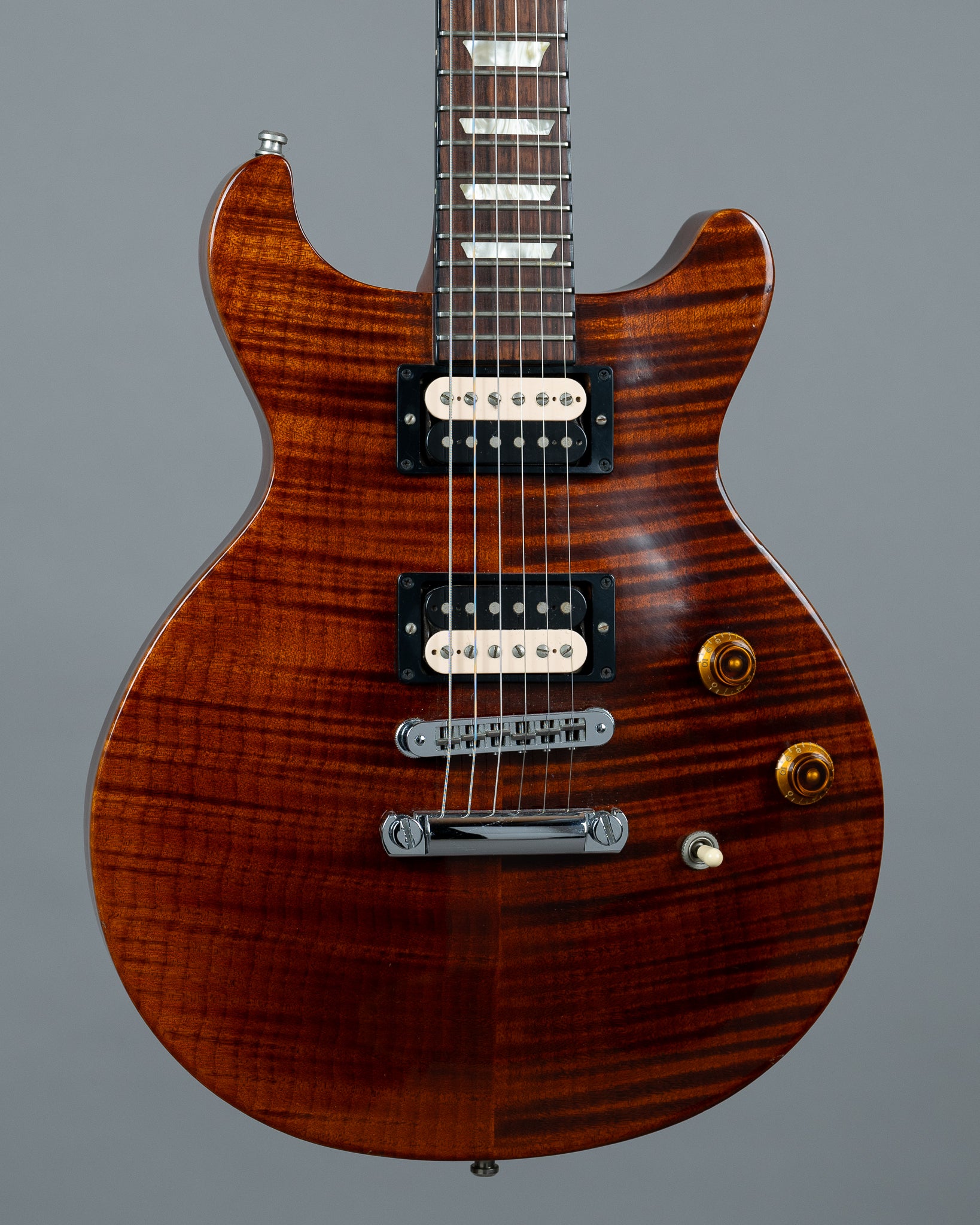 2005 Gibson Les Paul Standard DC Double Cut (USA, Amber, OHSC)
