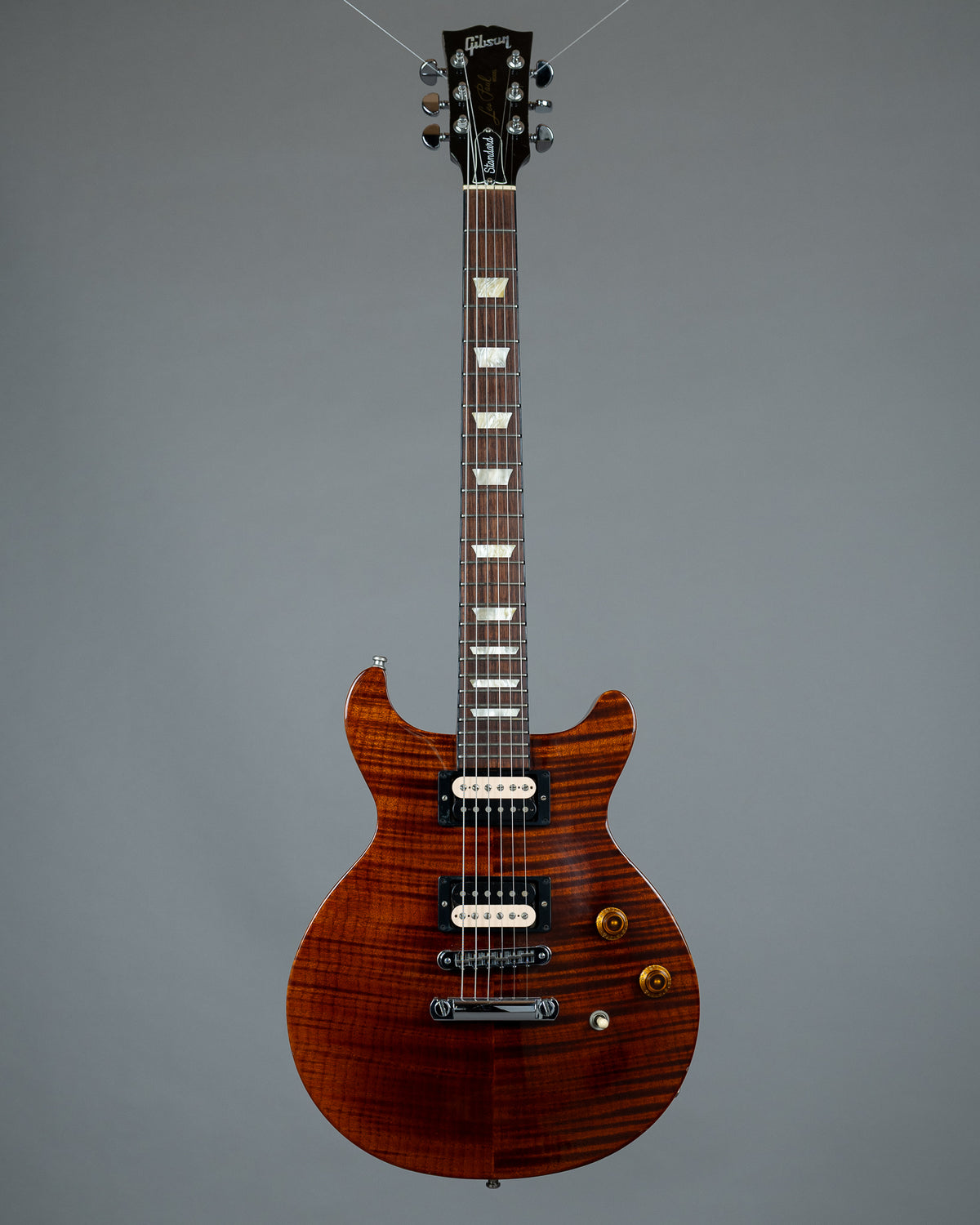 2005 Gibson Les Paul Standard DC Double Cut (USA, Amber, OHSC)