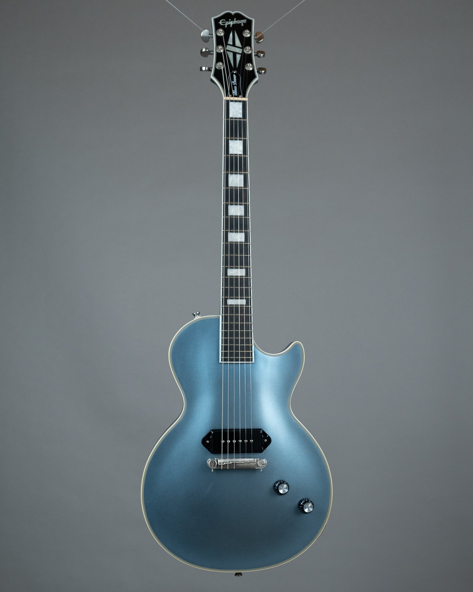 2023 Epiphone Jared James Nichols Signature "Blues Power" Les Paul Custom (Indonesia, Aged Pelham Blue, Gig Bag)
