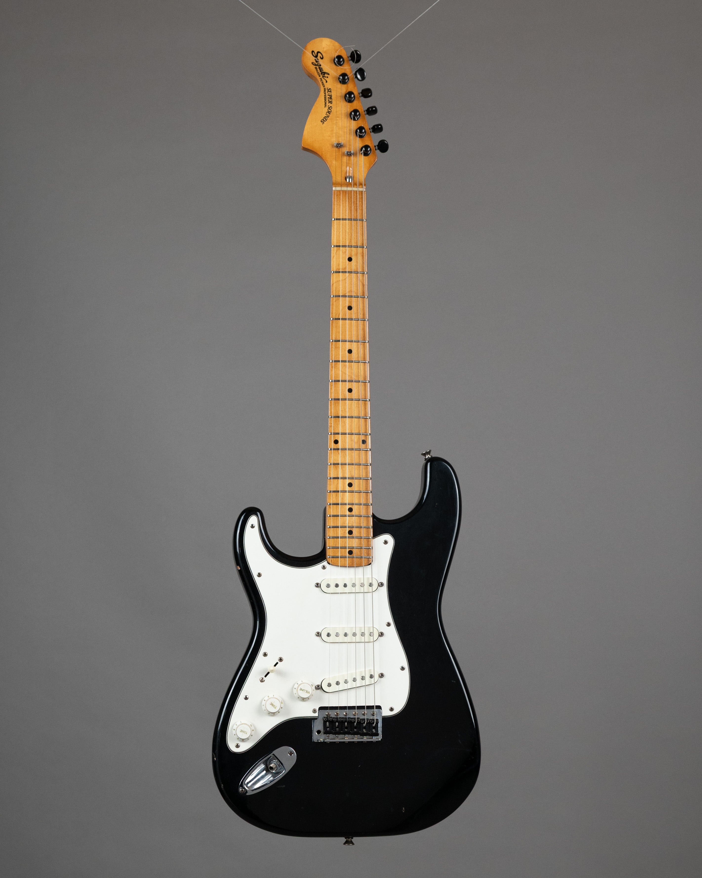 木曽鈴木 Suzuki SUPER SOUNDS brazen picker c1970s Suzuki Super Sounds/Brazen Picker Left Handed (Japan, Black)*