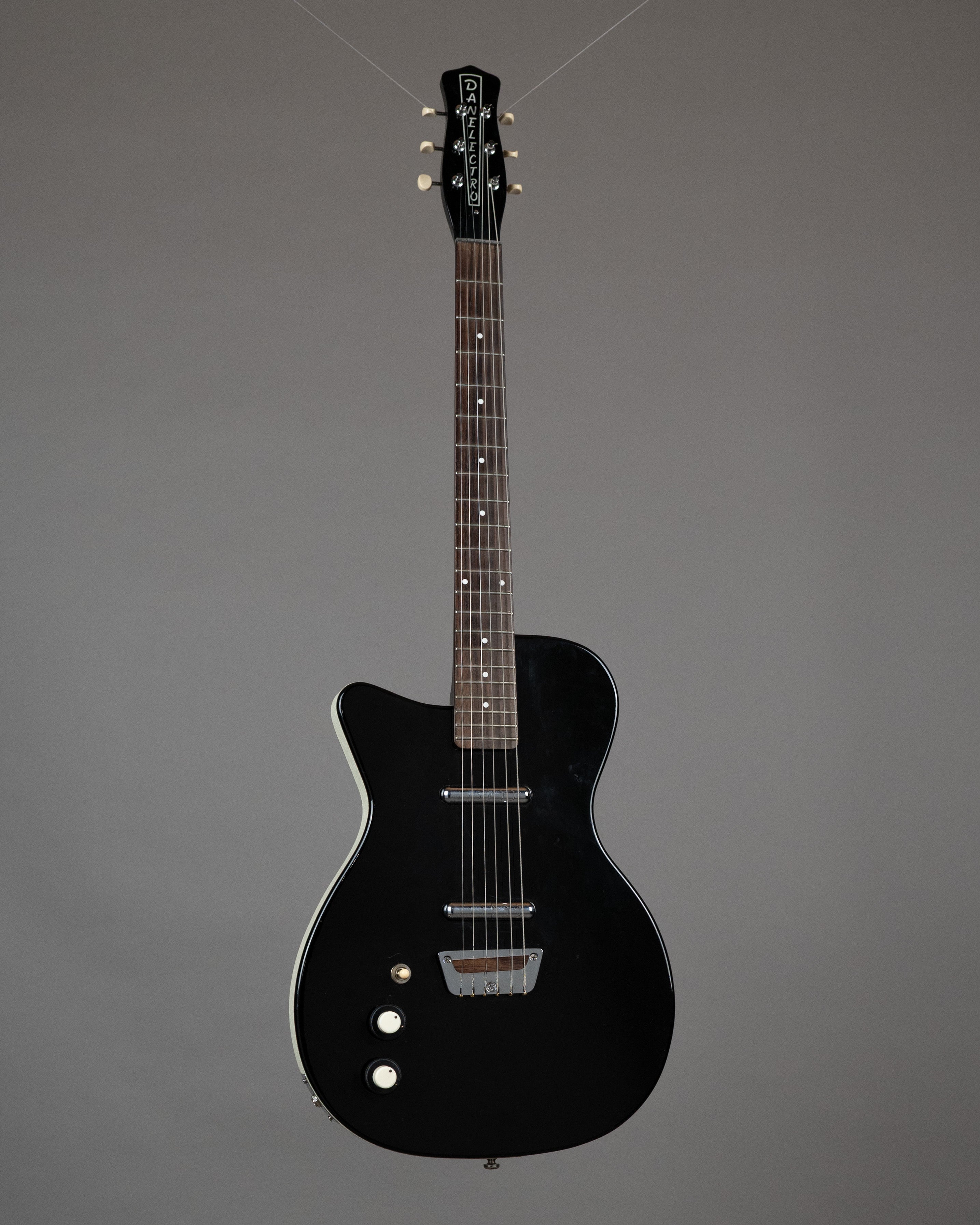 c2000s Danelectro U2 Left Handed (Korea, Black)
