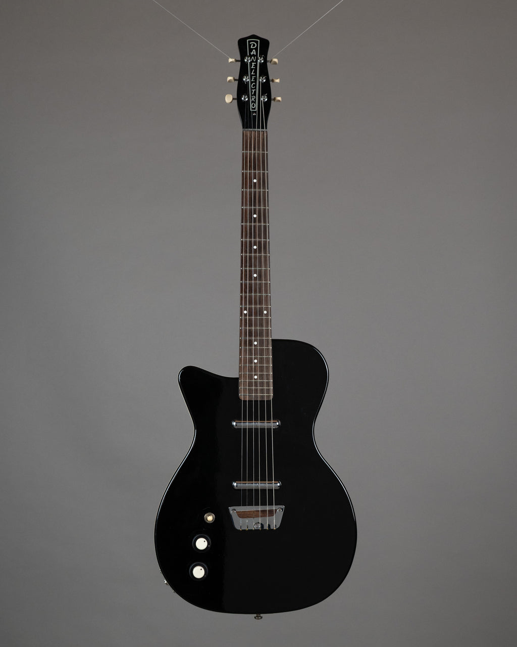 c2000s Danelectro U2 Left Handed (Korea, Black)