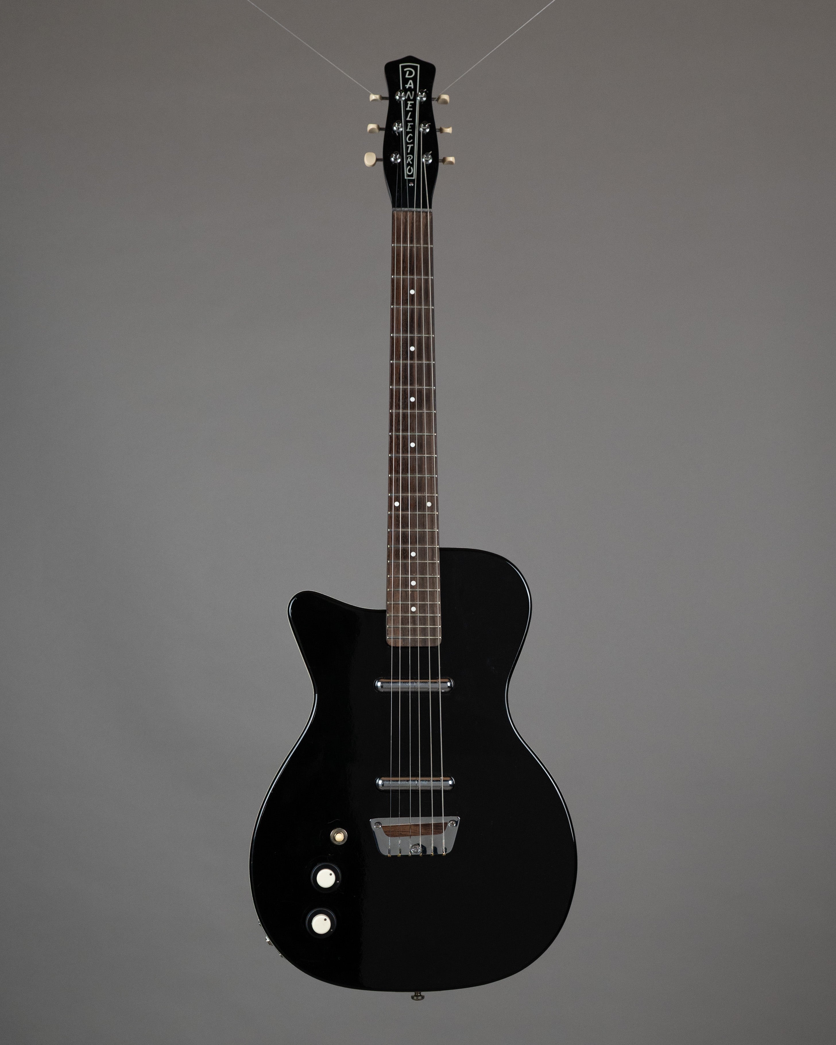 c2000s Danelectro U2 Left Handed (Korea, Black)