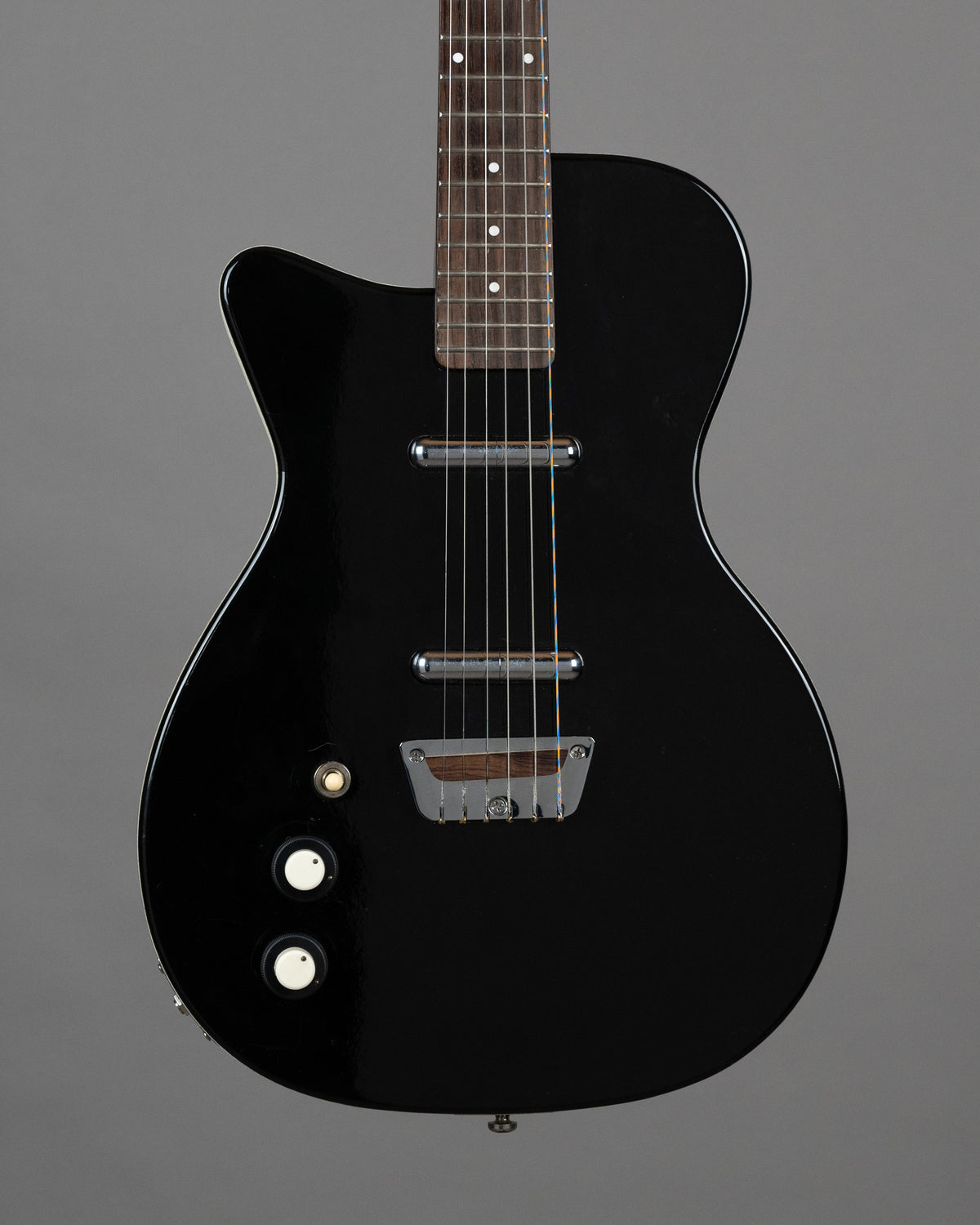 c2000s Danelectro U2 Left Handed (Korea, Black)