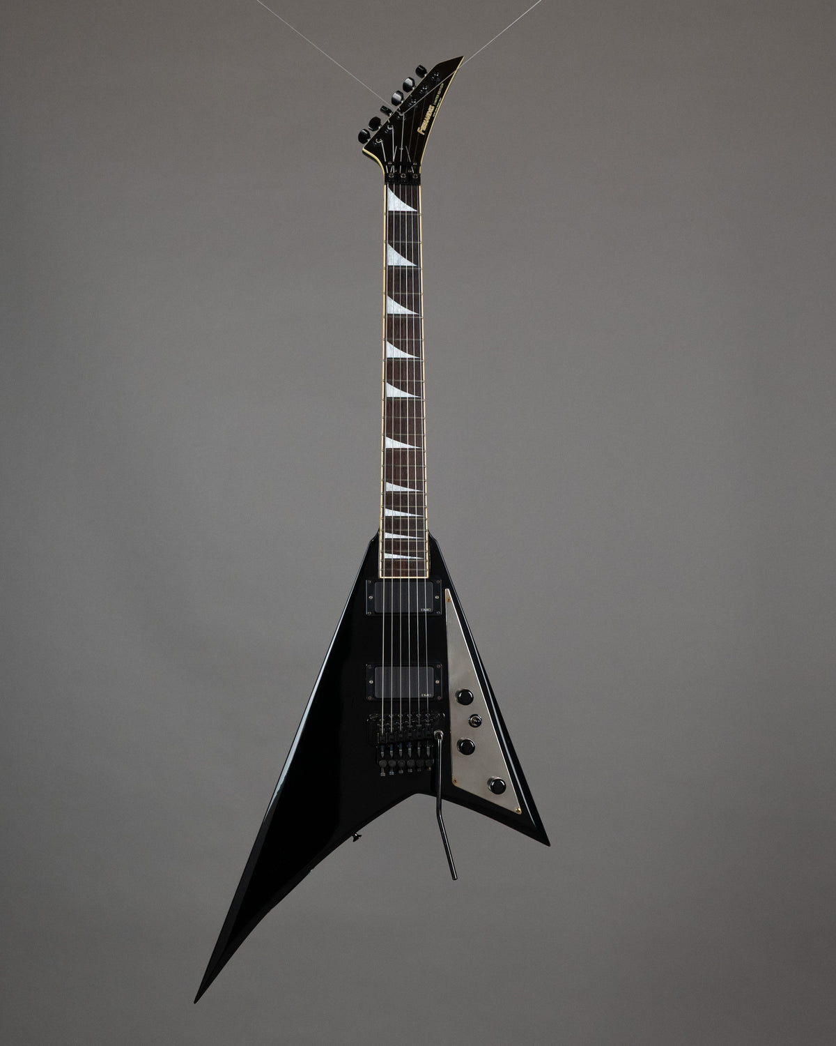 c1980s Fernandes JS-100BK (Japan, Black, Gig Bag)