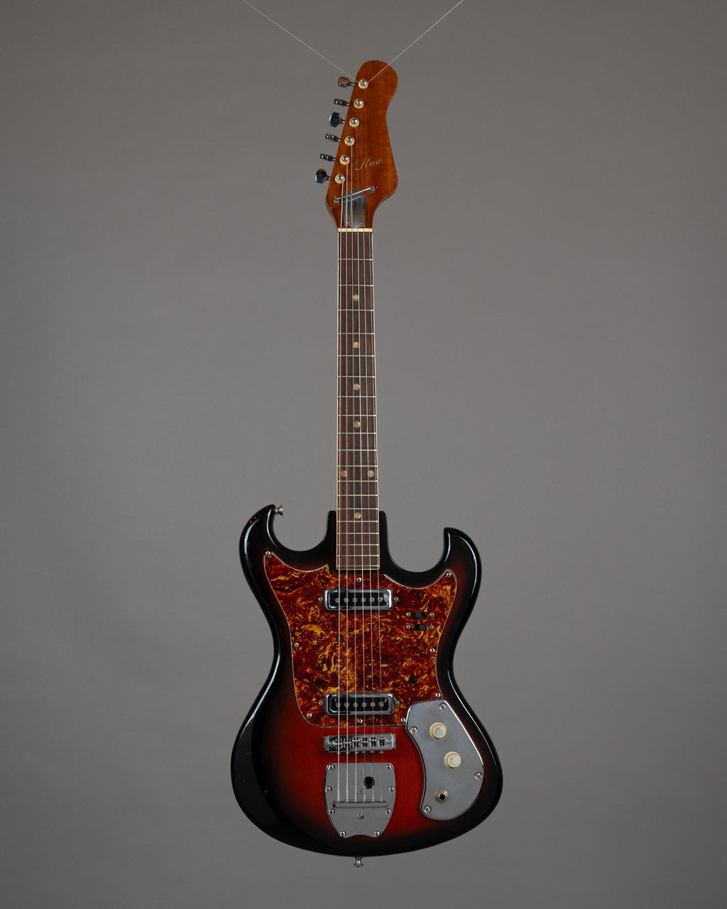 c1960s Kawai Guitar (Japan, Rising Sun Burst)