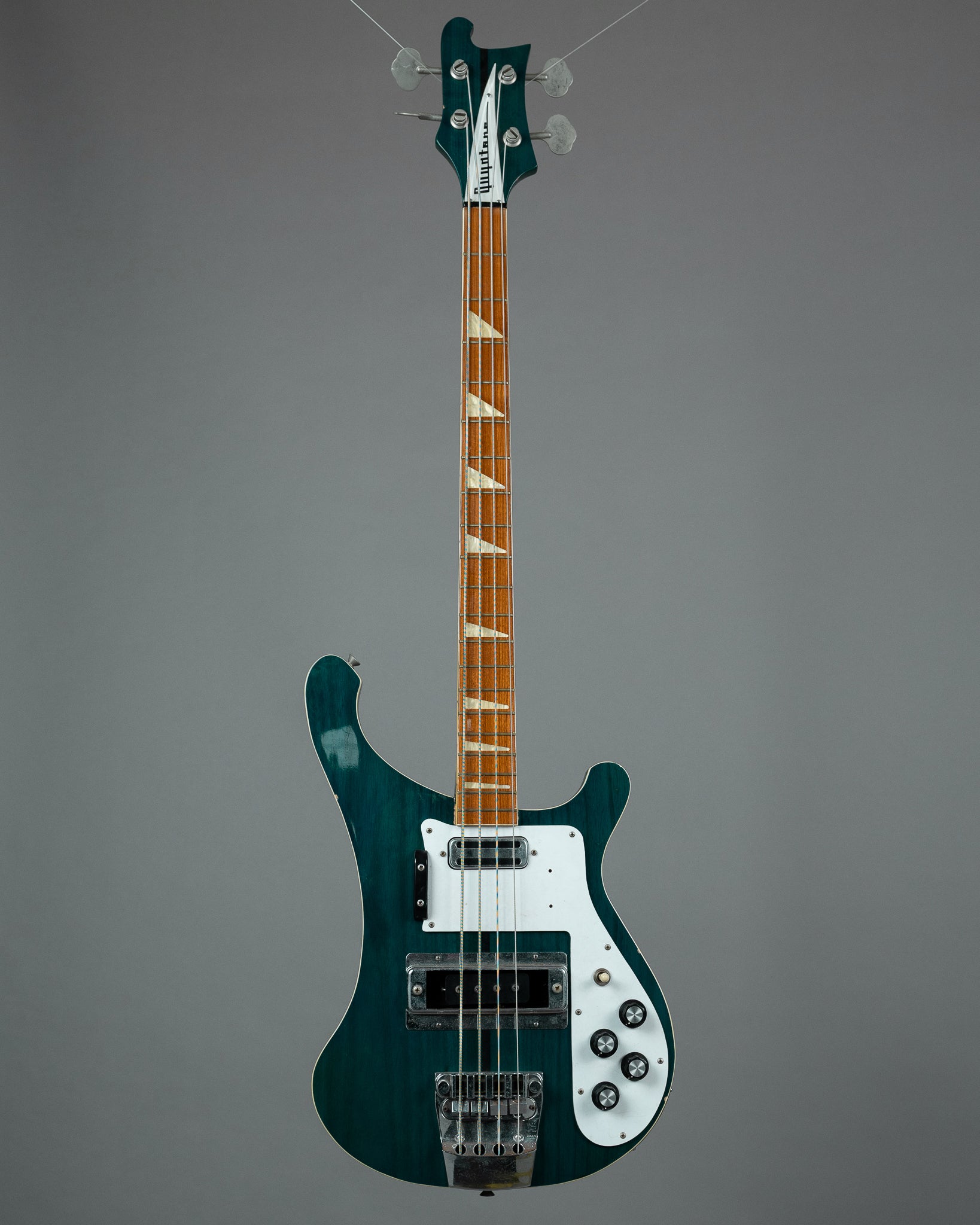 c1980s Guyatone 'Rick*******r' Bass (Japan, Tealglow, HSC)