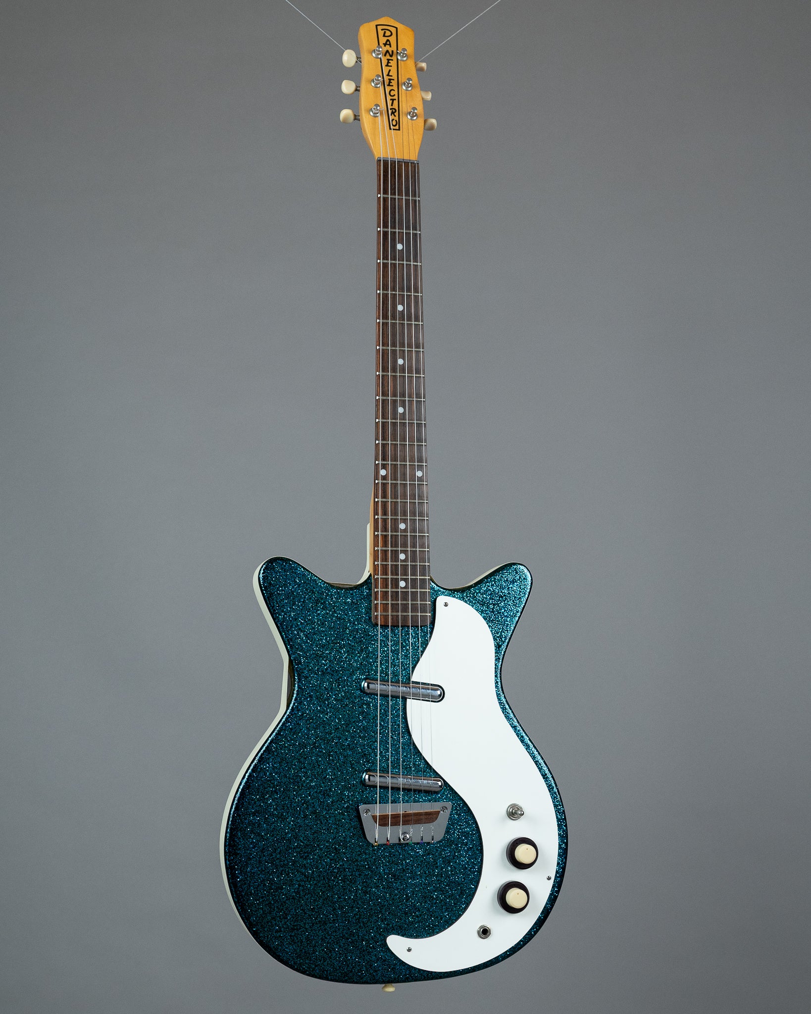c2000s Danelectro '59 (China, Blue Metal Flake)