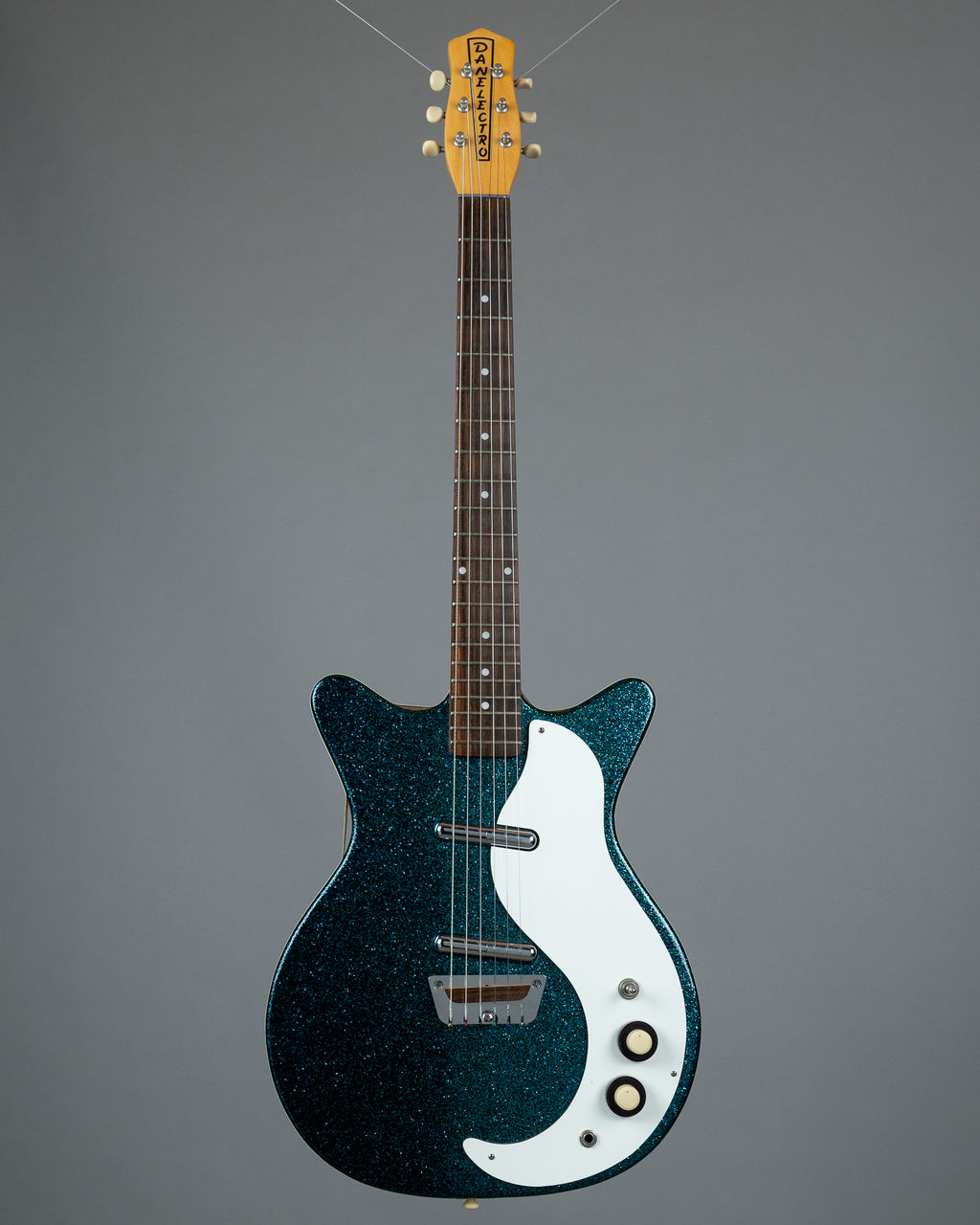 c2000s Danelectro '59 (China, Blue Metal Flake)