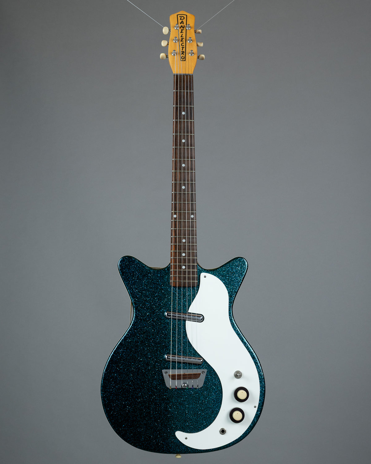 c2000s Danelectro '59 (China, Blue Metal Flake)