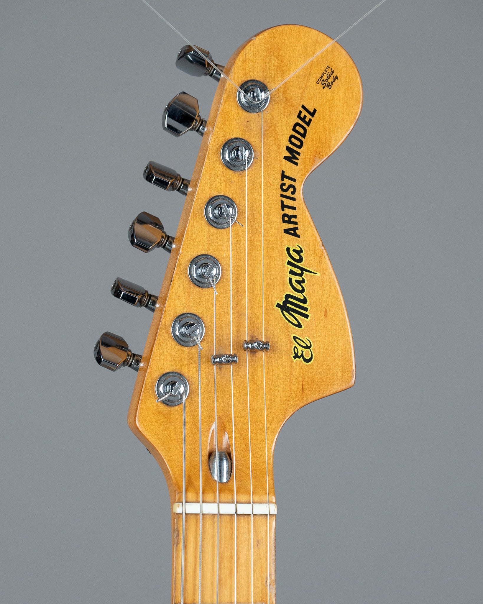 c1980 El Maya Artist Model Stratocaster (Japan, Blonde)