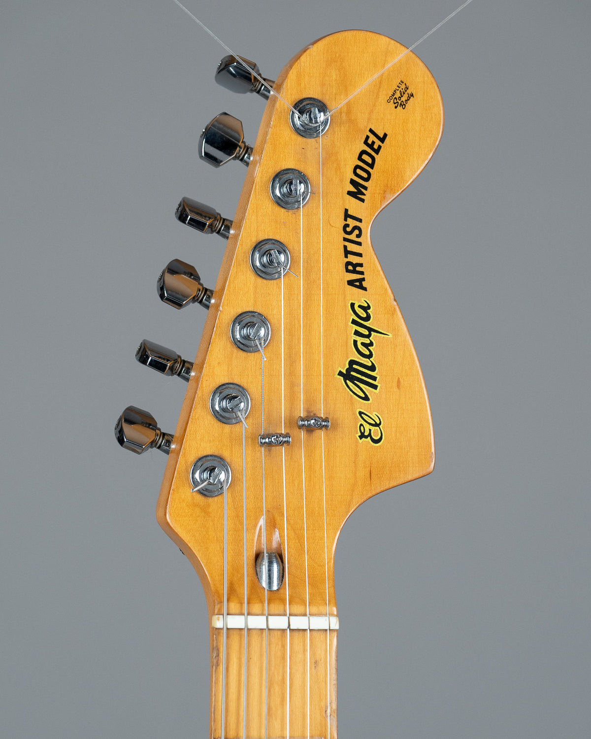 c1980 El Maya Artist Model Stratocaster (Japan, Blonde)