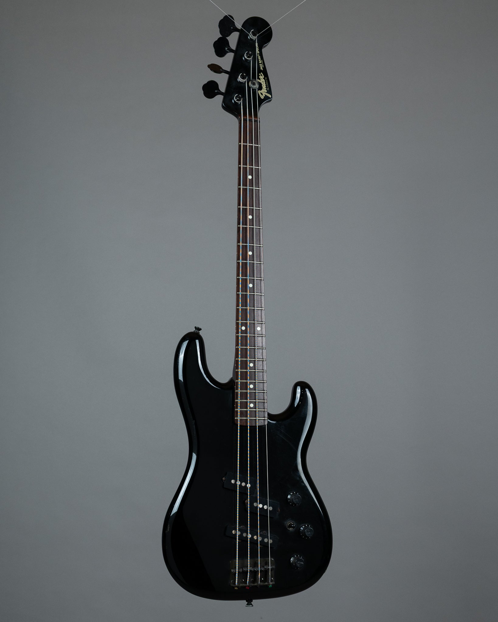 1985 Fender PJ-535 'Boxer' Jazz Bass Special (Japan, Medium Scale, Black)