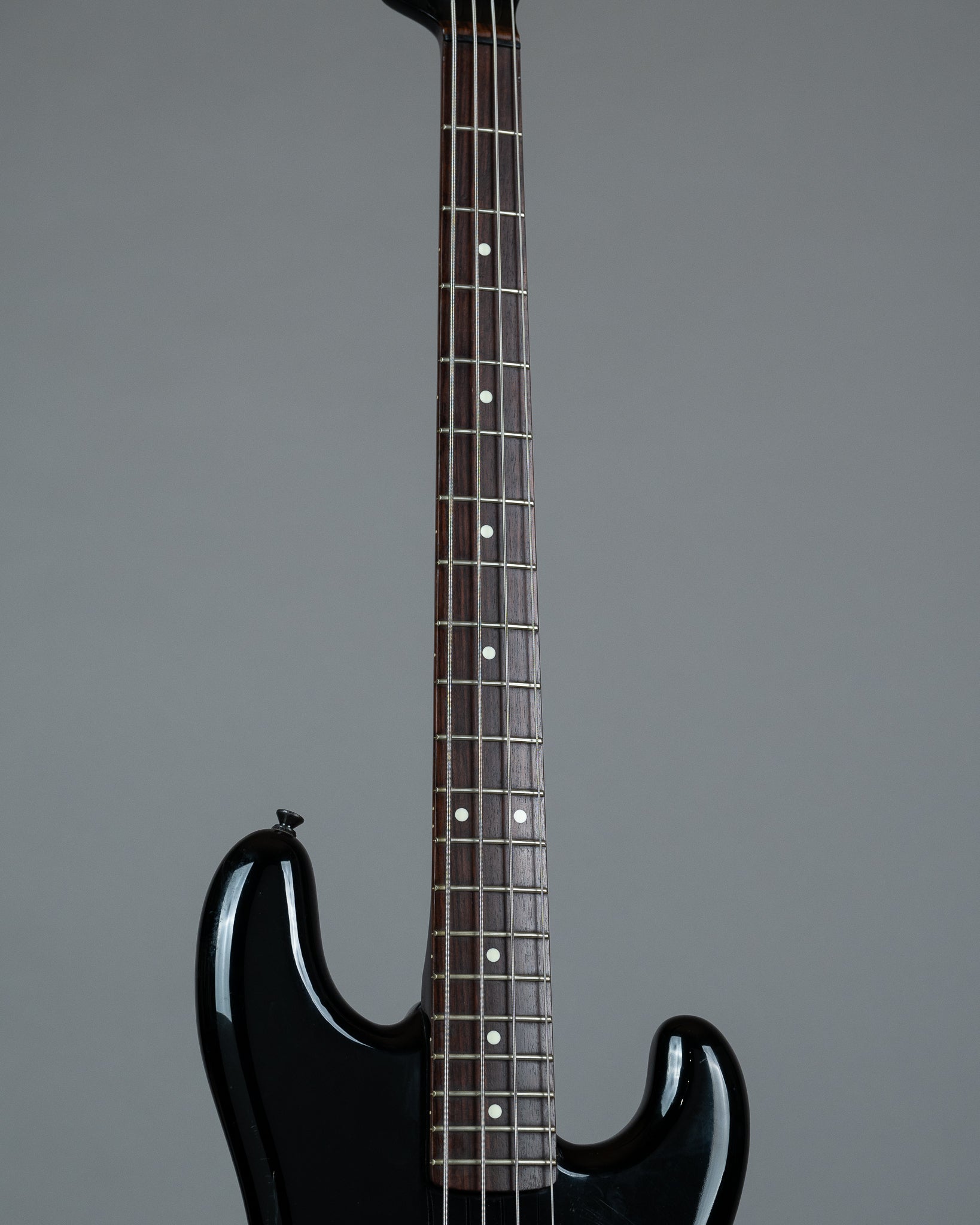 1985 Fender PJ-535 'Boxer' Jazz Bass Special (Japan, Medium Scale, Black)