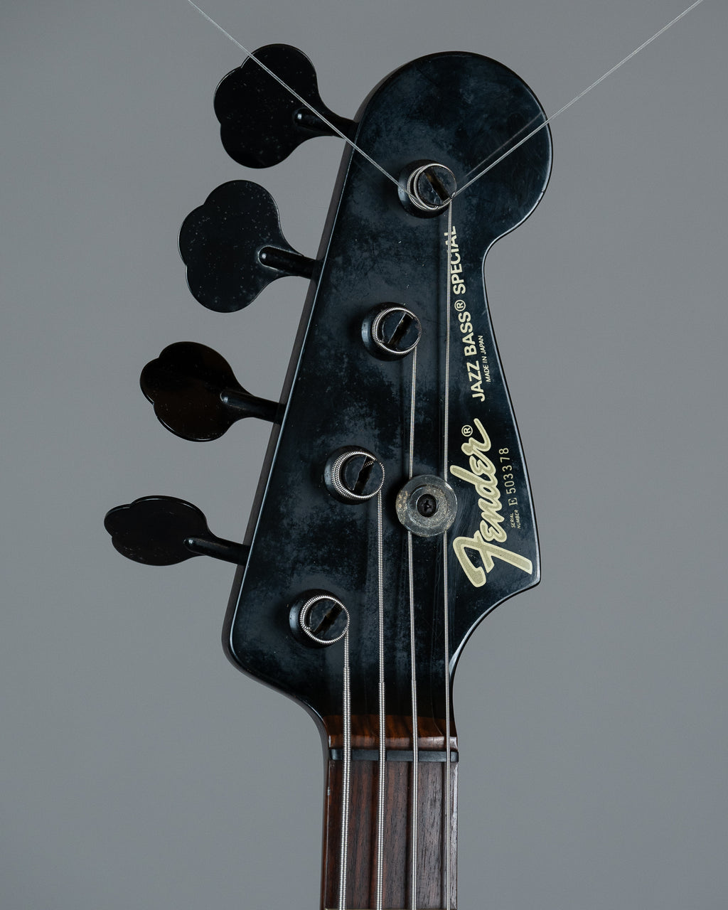 1985 Fender PJ-535 'Boxer' Jazz Bass Special (Japan, Medium Scale, Black)