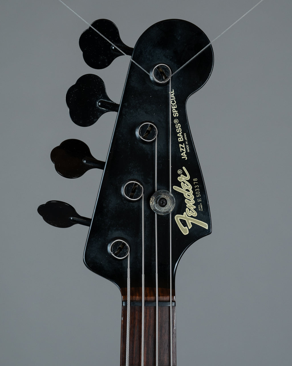 1985 Fender PJ-535 'Boxer' Jazz Bass Special (Japan, Medium Scale, Black)