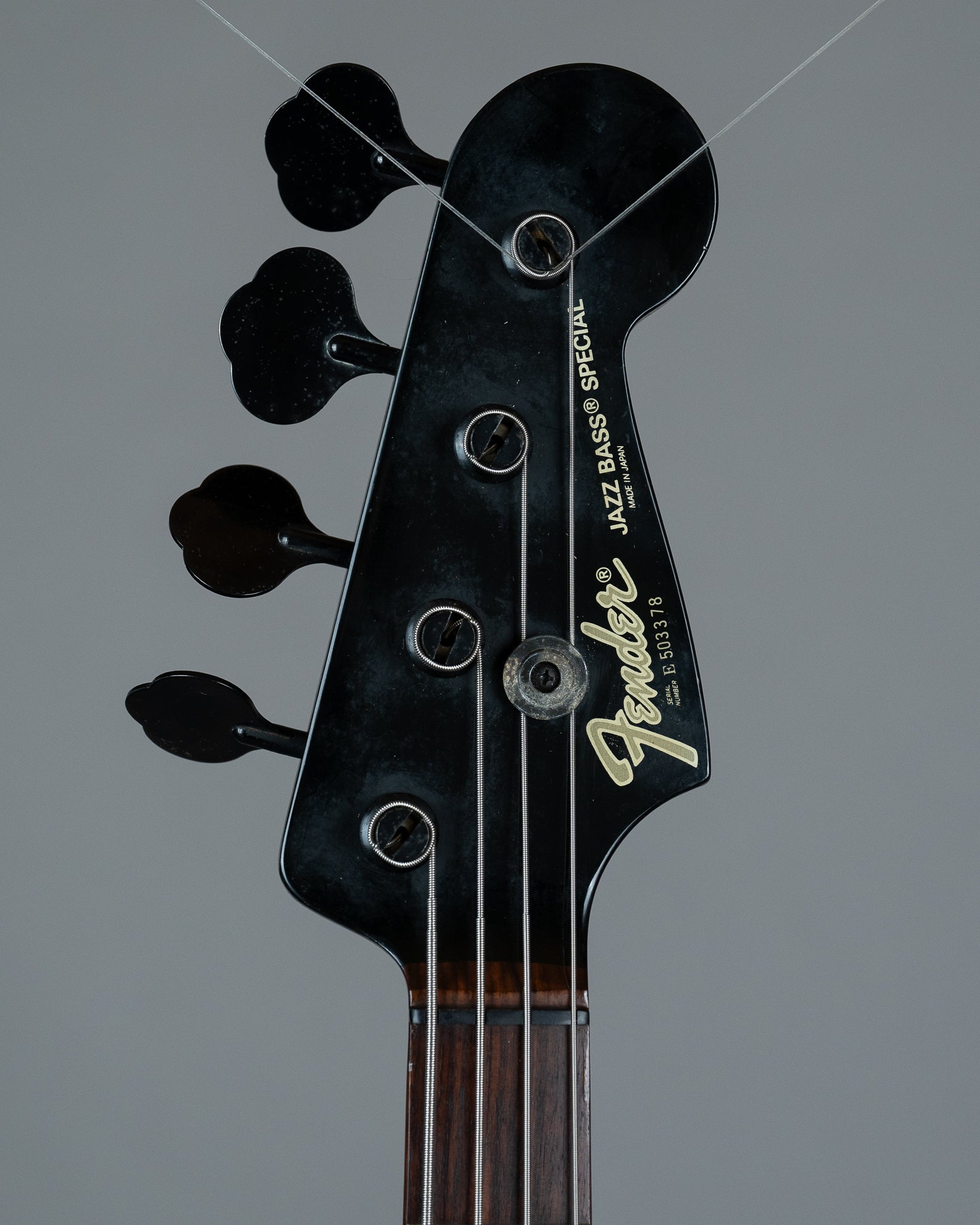 1985 Fender PJ-535 'Boxer' Jazz Bass Special (Japan, Medium Scale, Black)