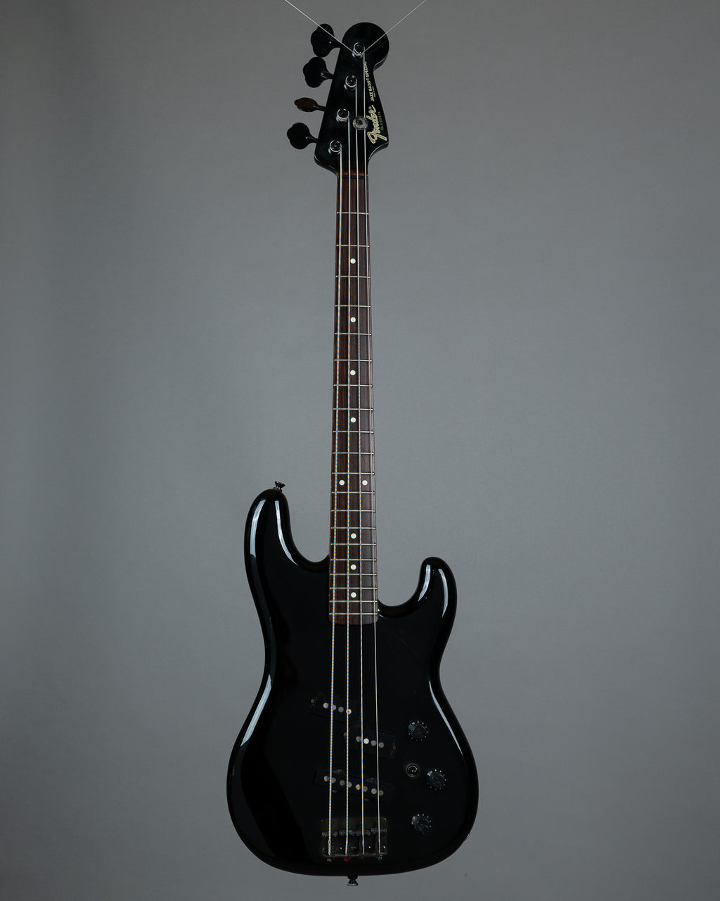 1985 Fender PJ-535 'Boxer' Jazz Bass Special (Japan, Medium Scale, Black)