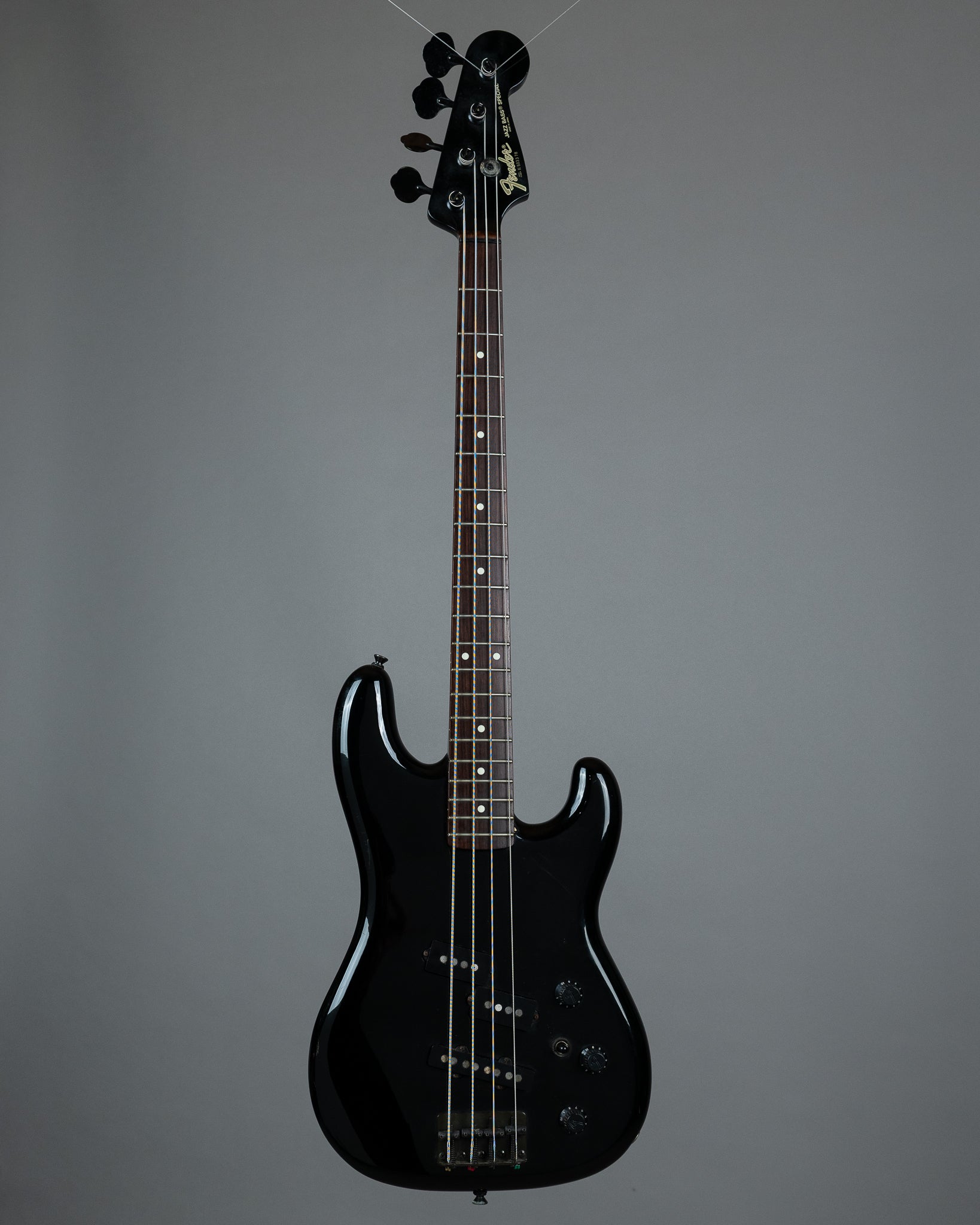 1985 Fender PJ-535 'Boxer' Jazz Bass Special (Japan, Medium Scale, Black)