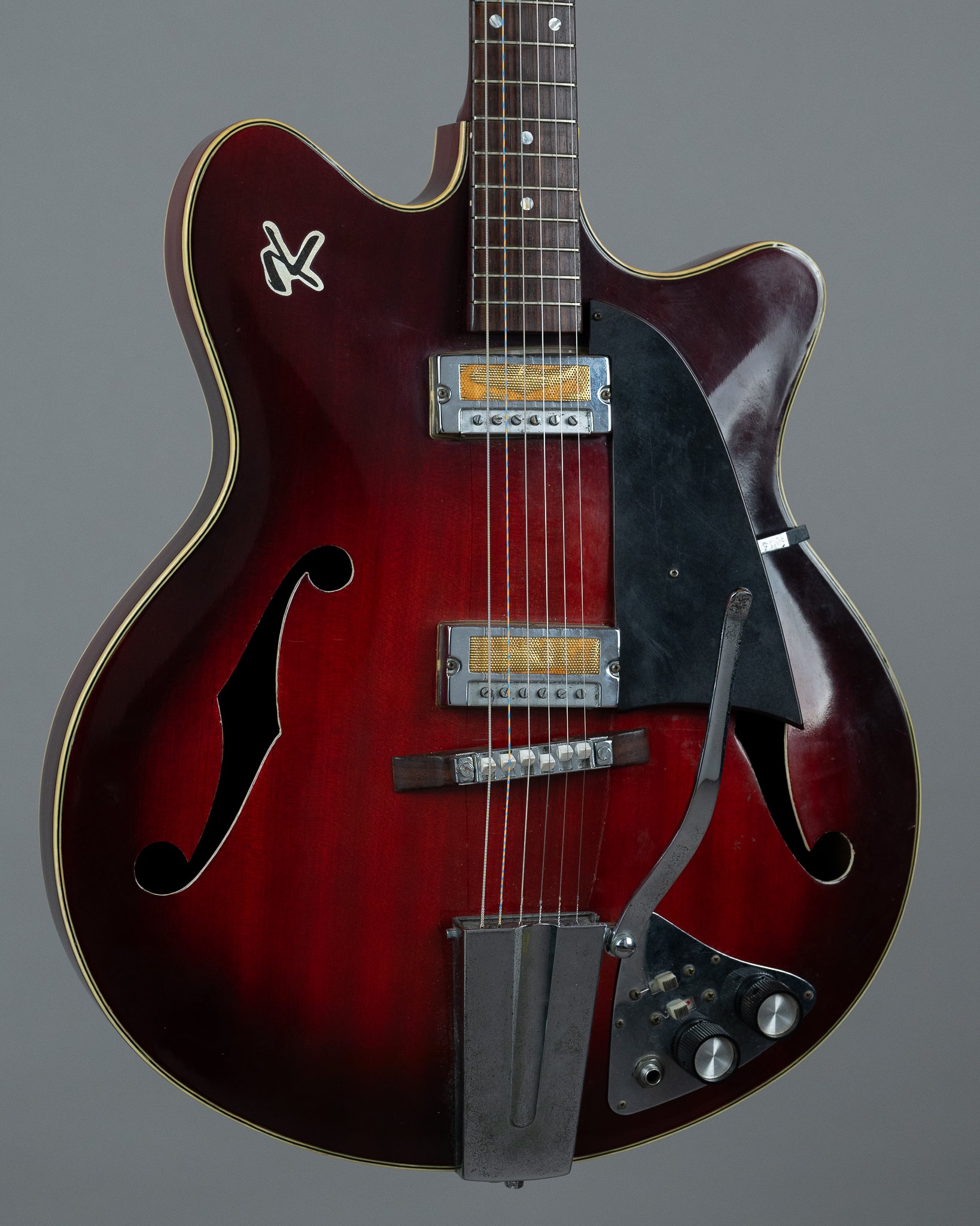 c1960s Guyatone SG-12T (Japan, Redburst)