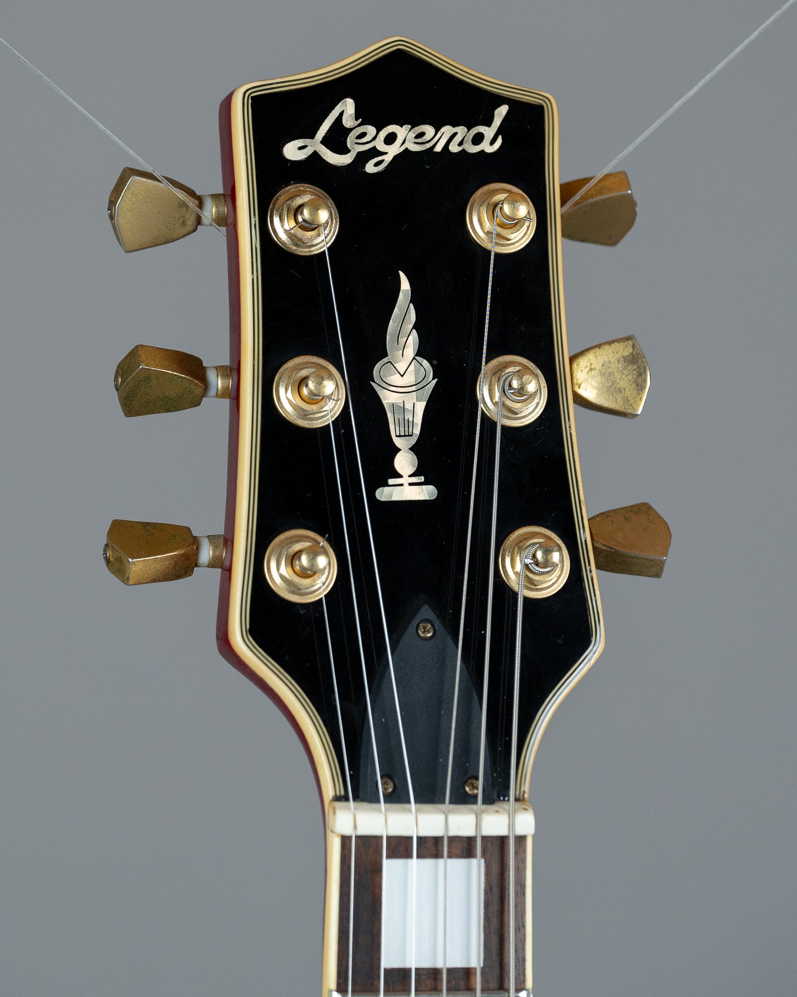 c1980s Legend LP Left Handed (Canada, Cherry Red, HSC)