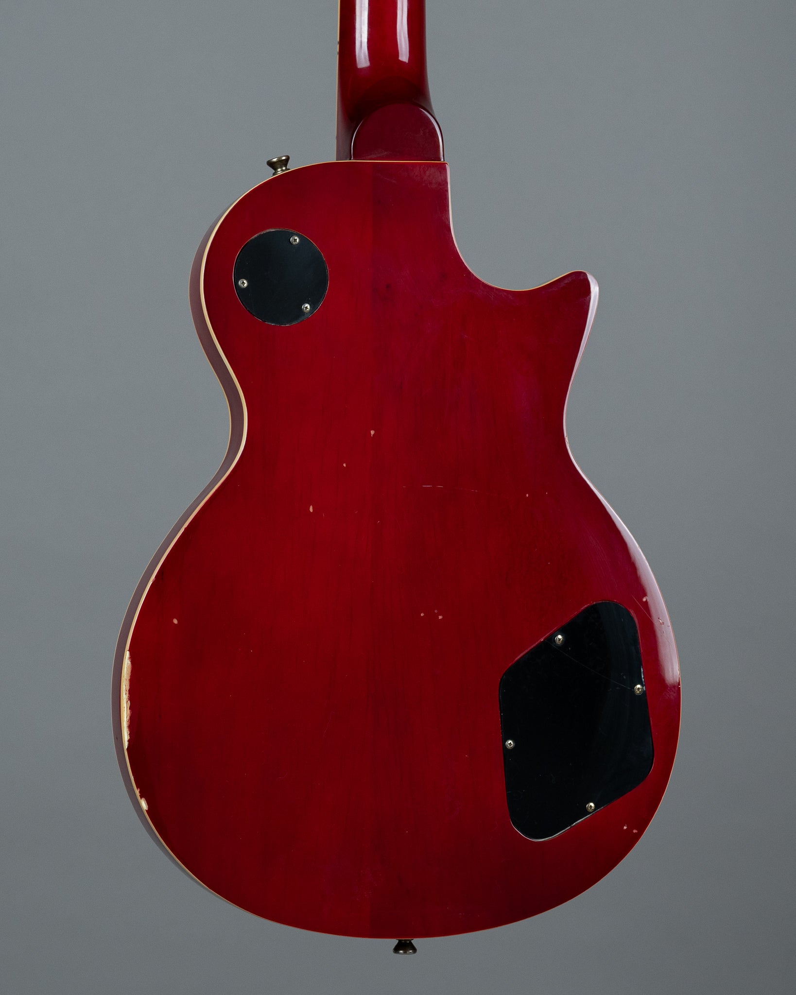 c1980s Legend LP Left Handed (Canada, Cherry Red, HSC)