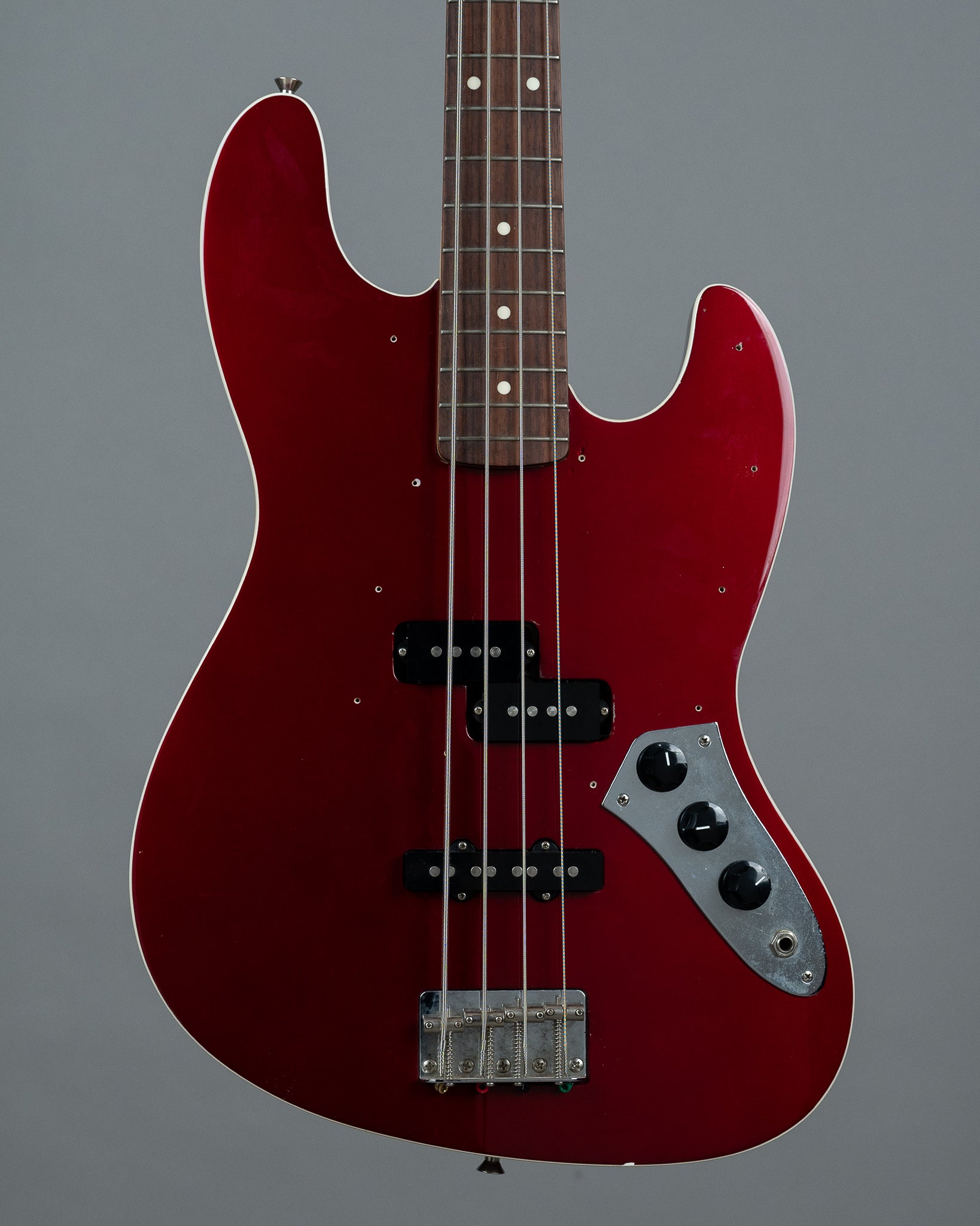 c2006 Fender Aerodyne Jazz Bass (Japan, Candy Apple Red)